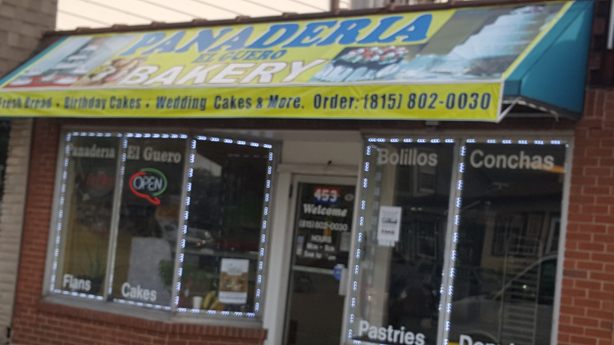 Panadería El Güero Inc Menu