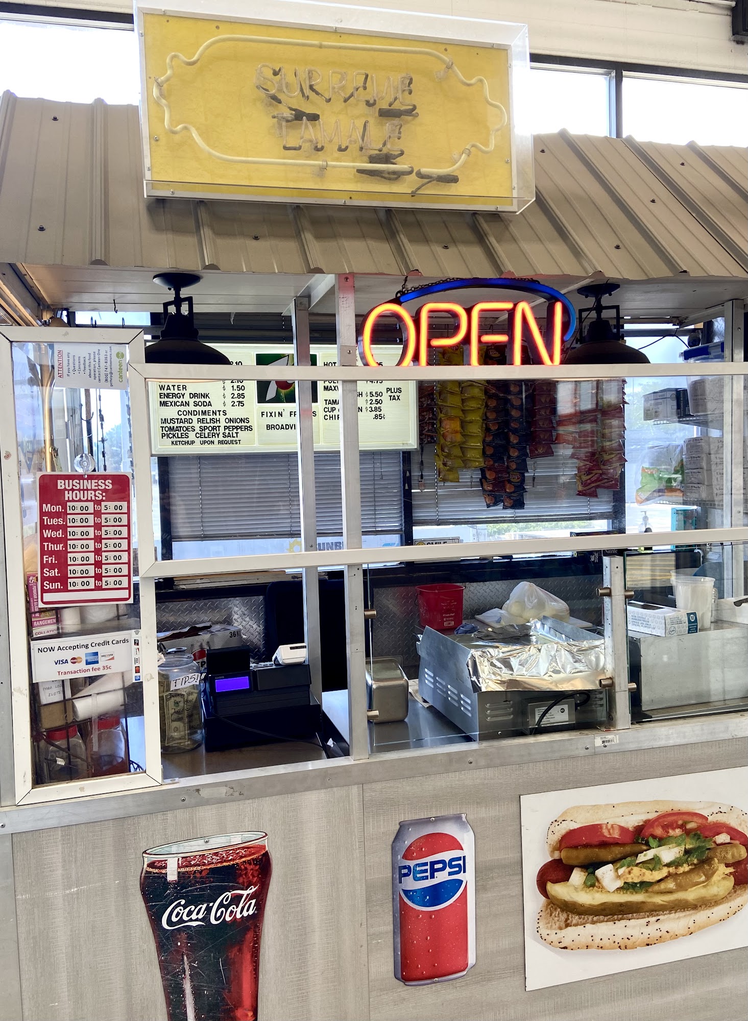 Fixin Franks Broadview Menu