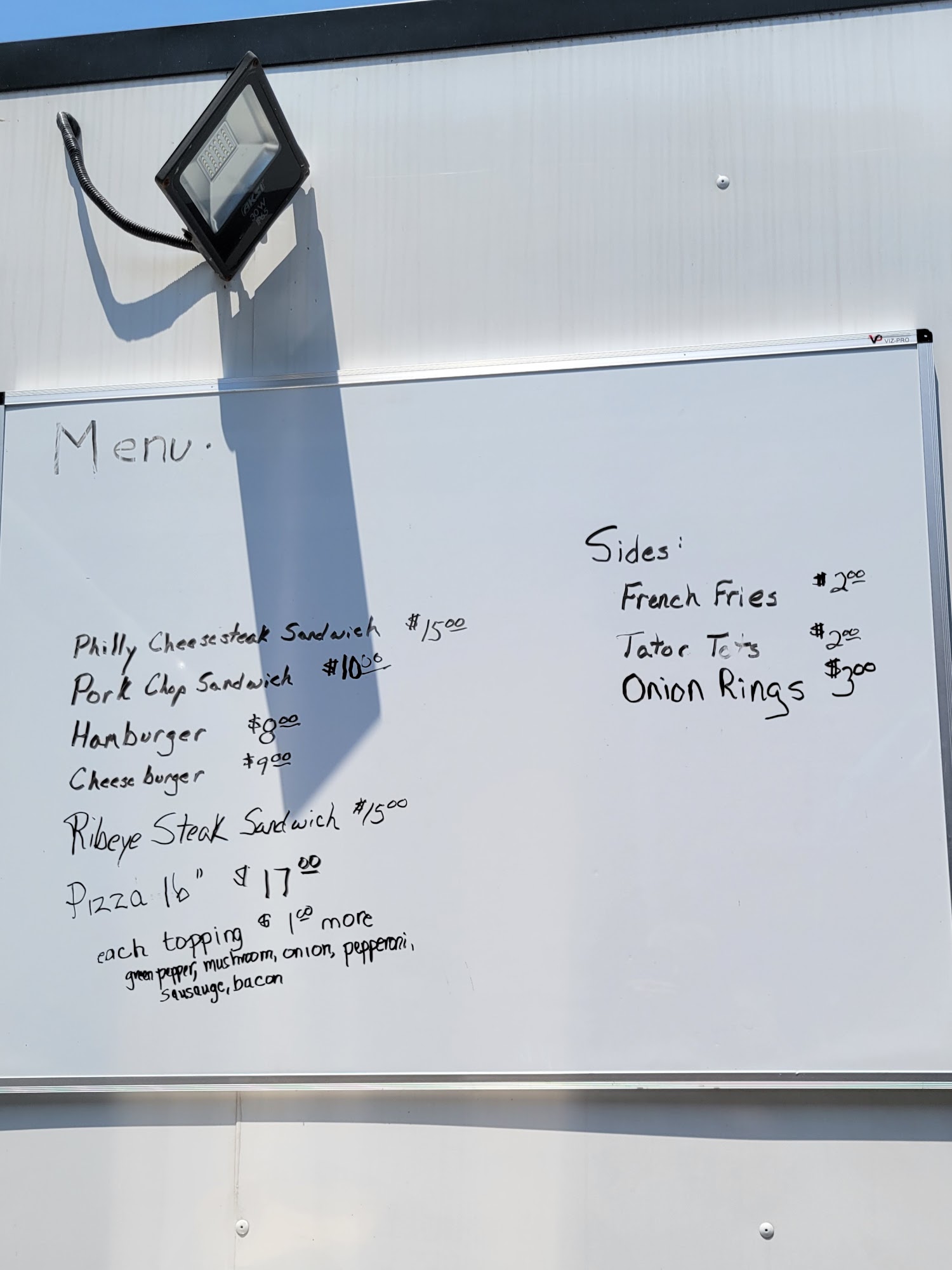 River's Edge Bar & Grill Menu