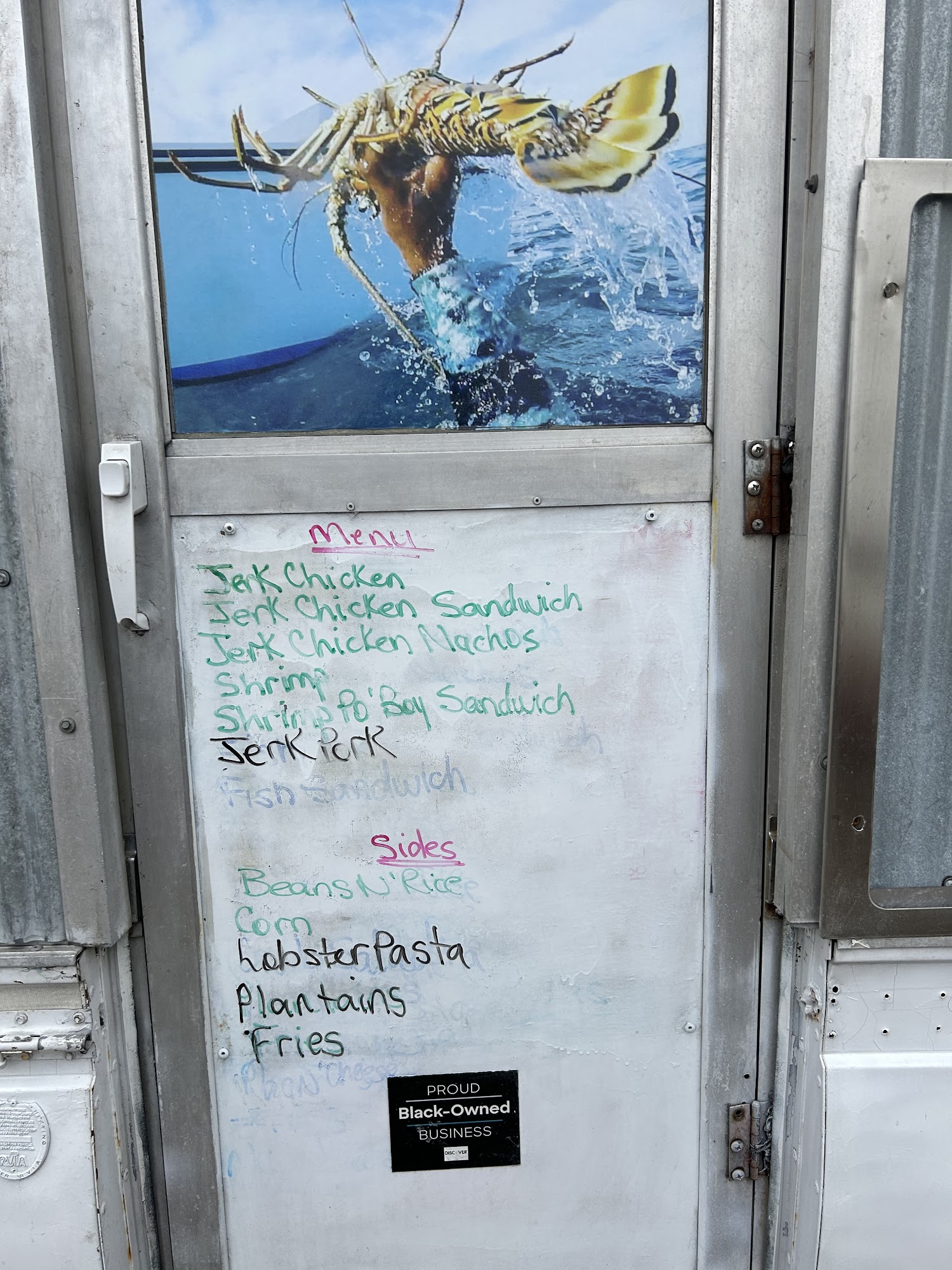 Caribbean Hut Menu