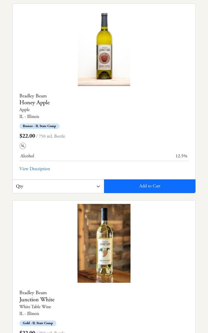 Spoon River Junction Winery Menu