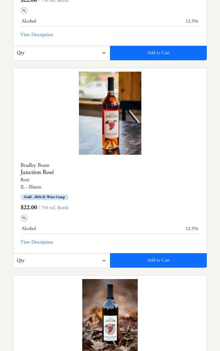 Spoon River Junction Winery Menu