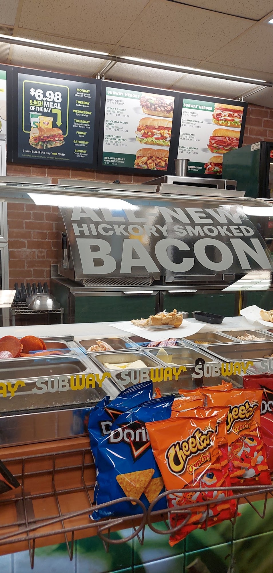 Subway Menu