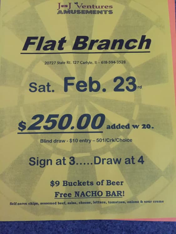 Flat Branch Tavern Menu