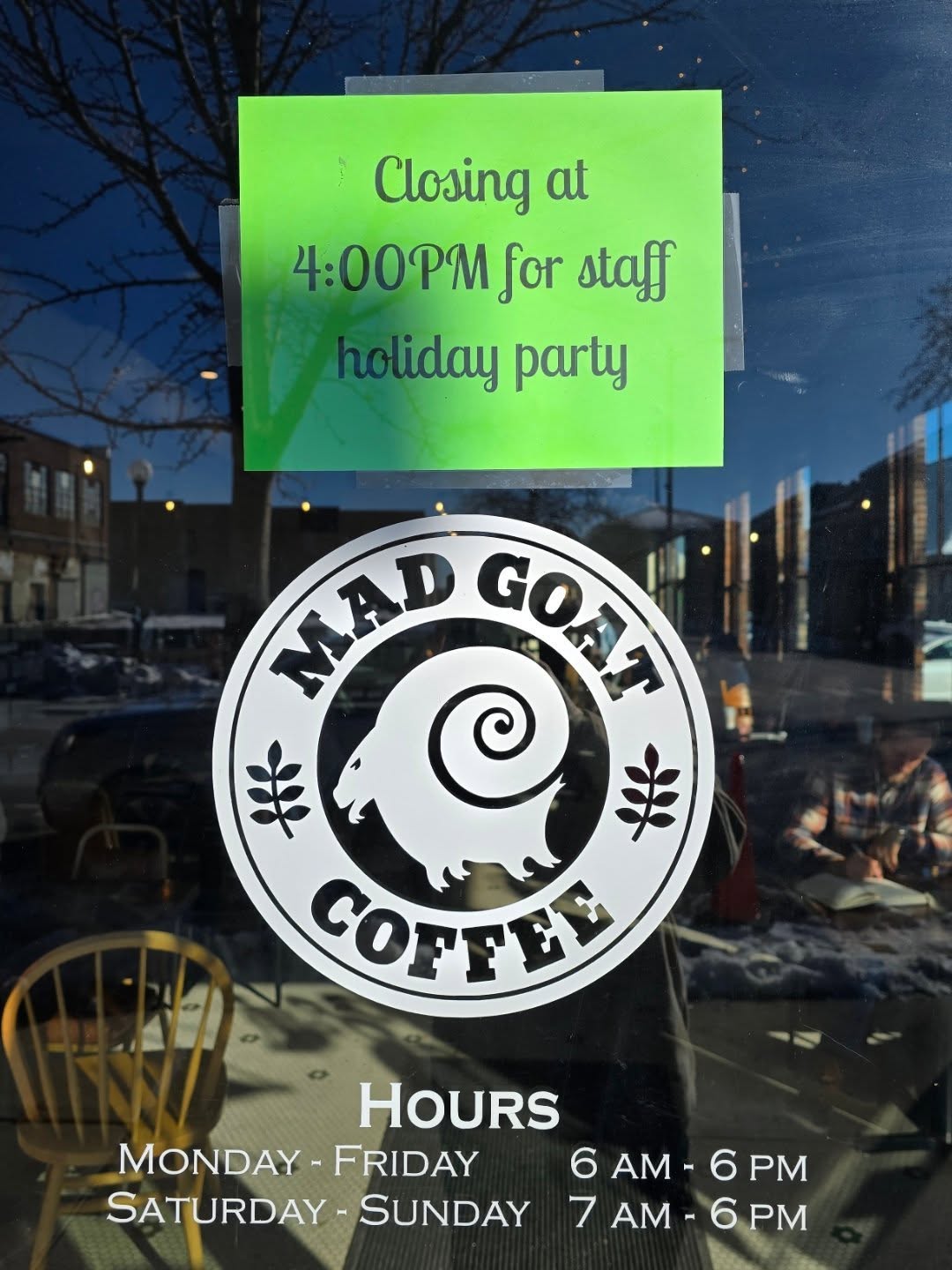 Mad Goat Coffee Champaign