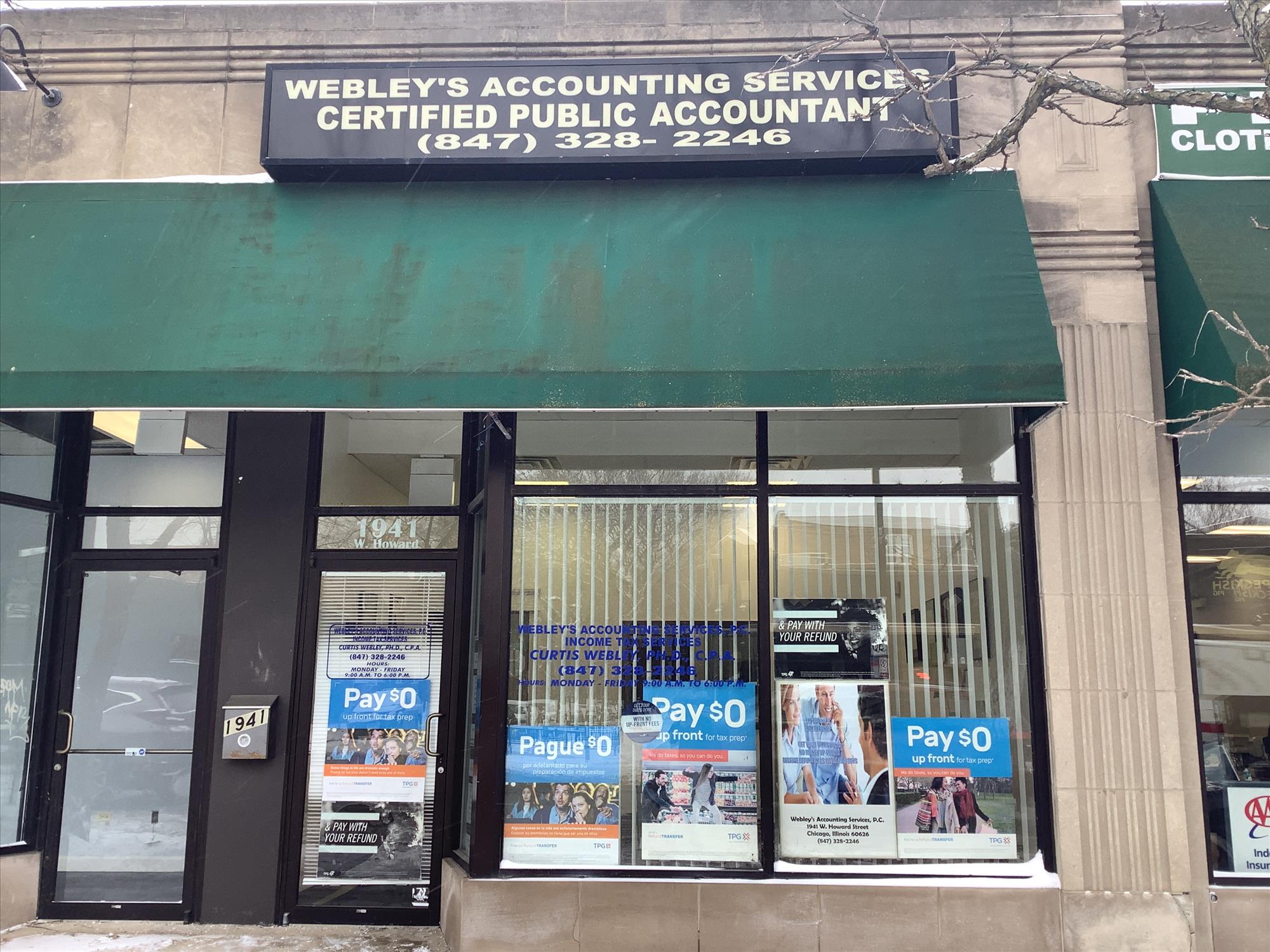 Webley's Accounting Services PC