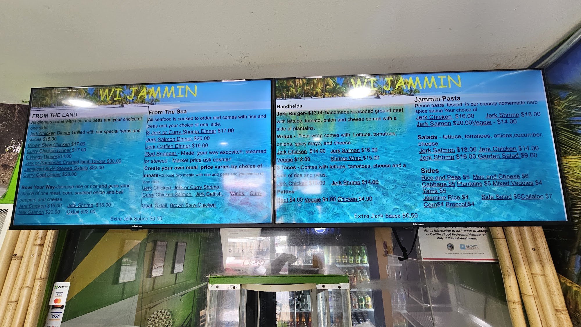 WI JAMMIN LLC Menu