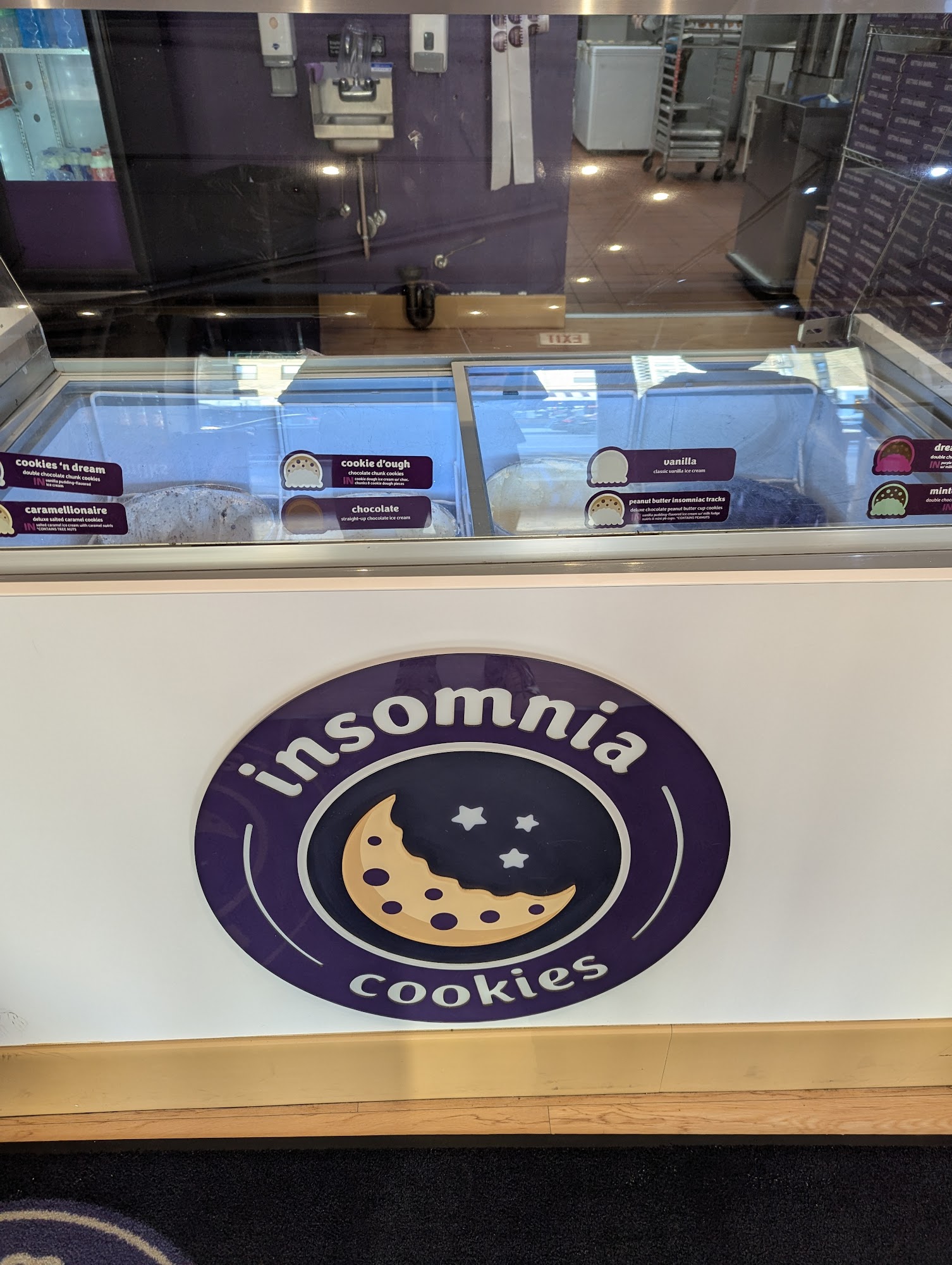 Insomnia Cookies Menu