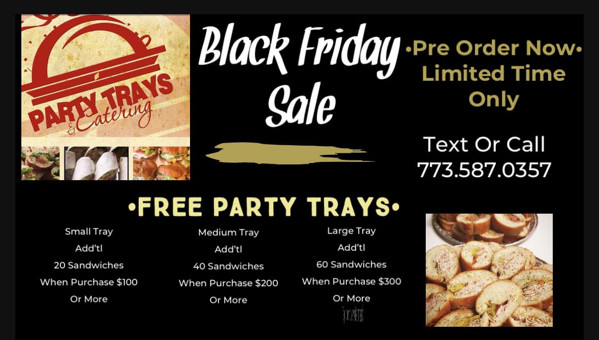 Party Trays & Catering Menu