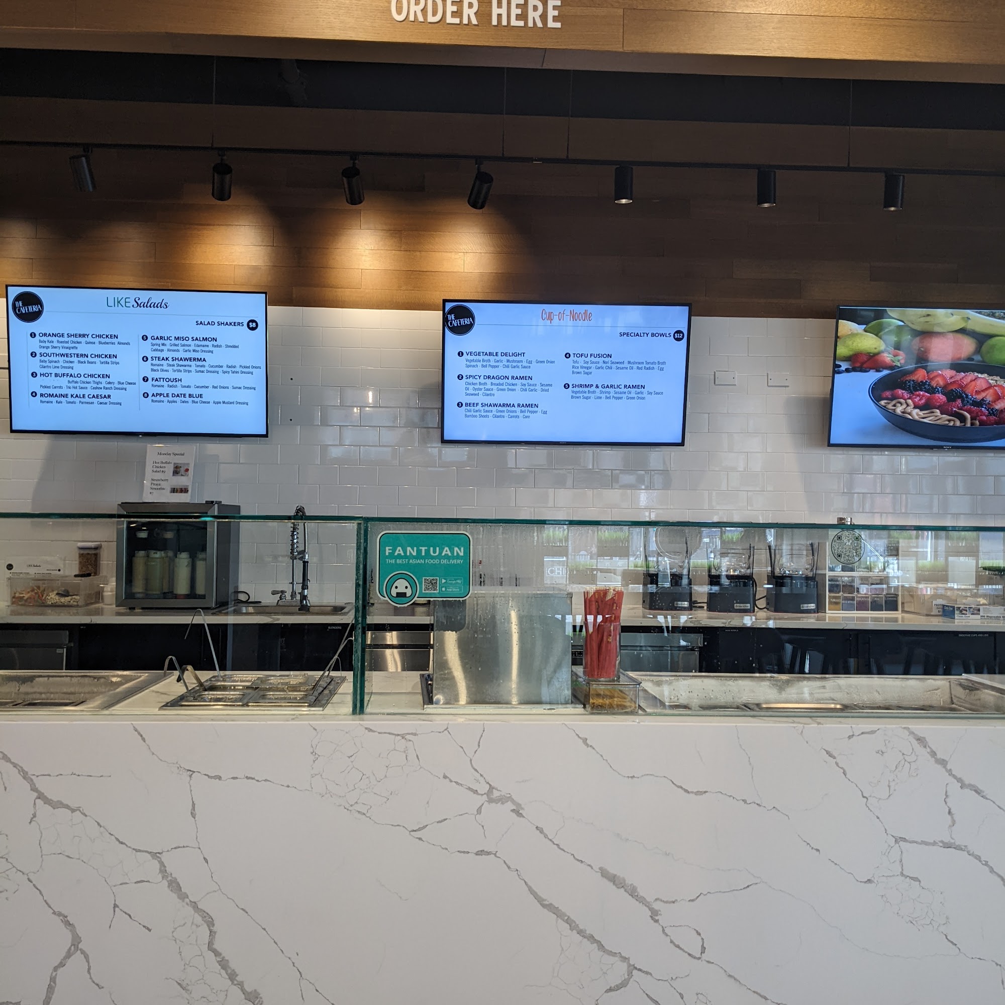Cup Of Noodle Menu