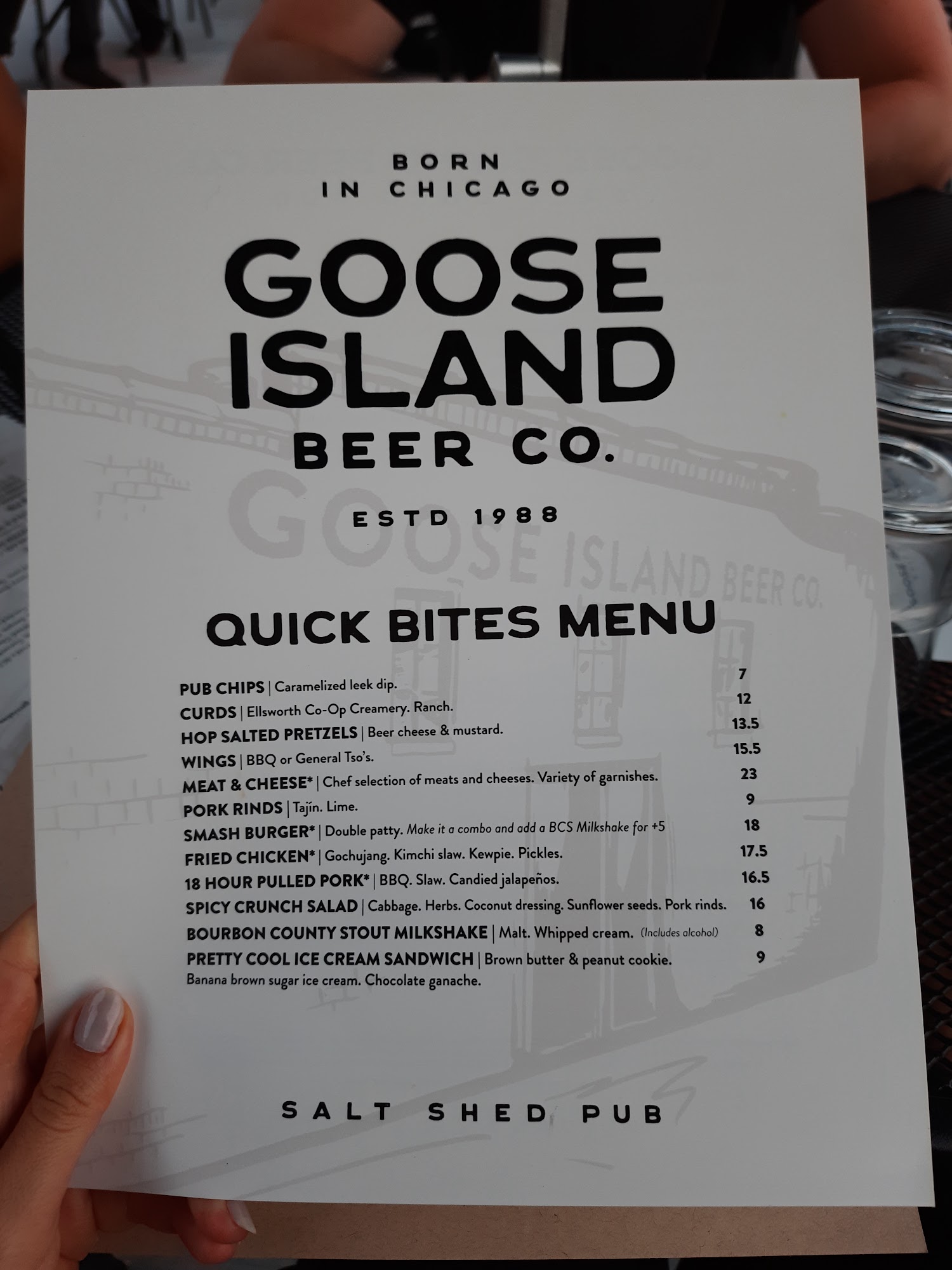 Goose Island Salt Shed Pub, Chicago - Menu, Reviews (45), Photos (17 ...