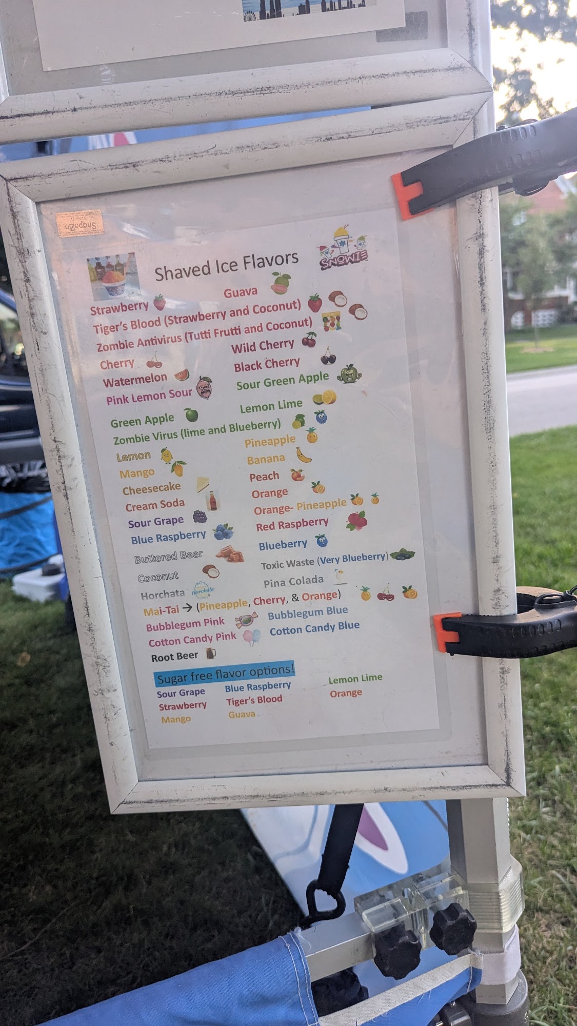 Windy City Shaved Ice, LLC Menu