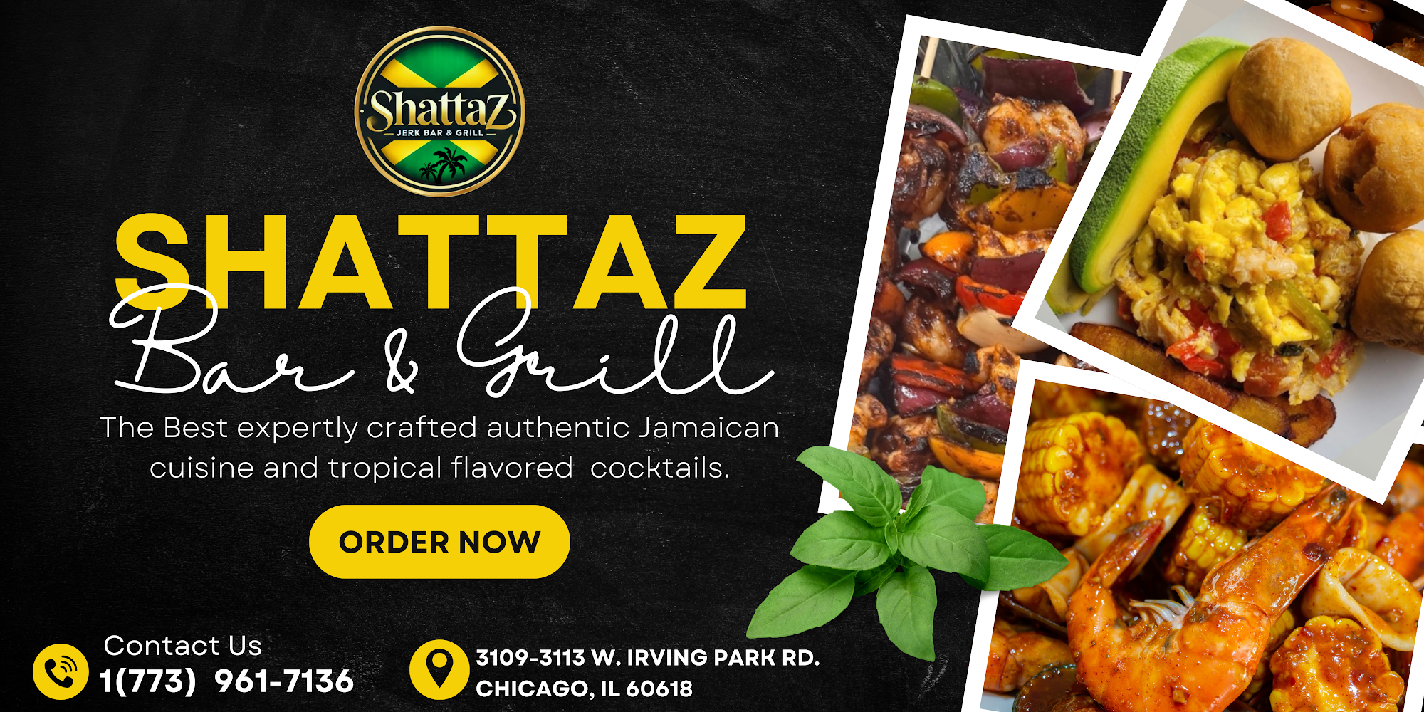 SHATTAZ JERK BAR & GRILL Menu