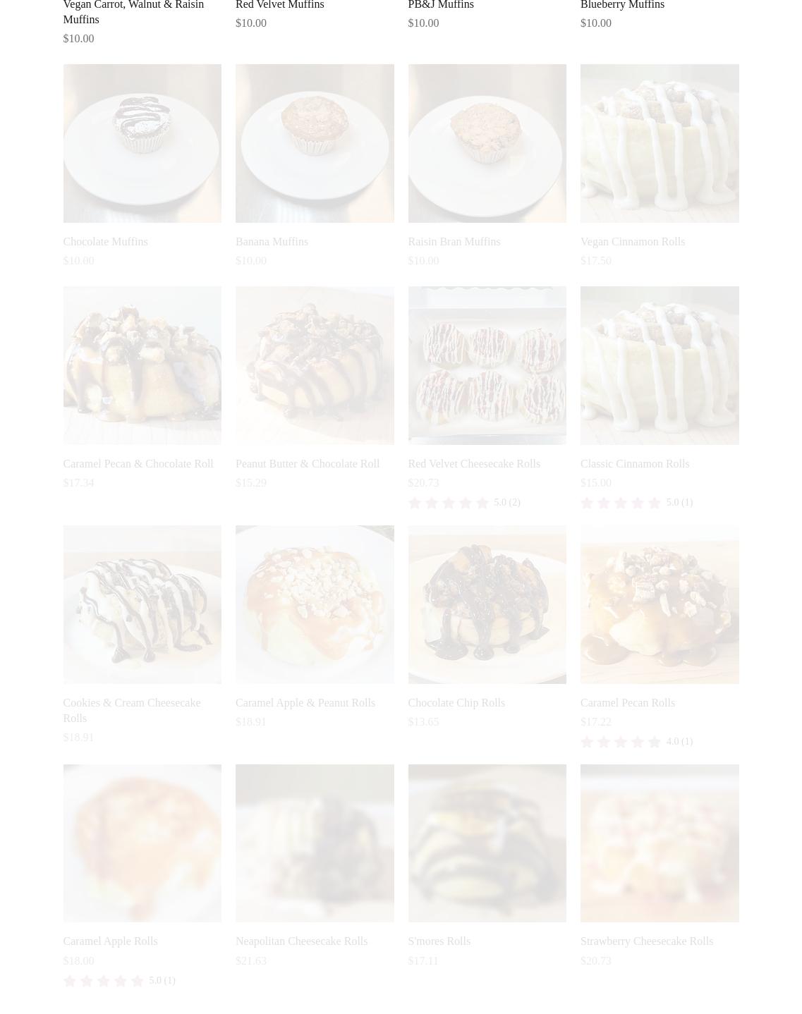 Sweetest Redemption Menu