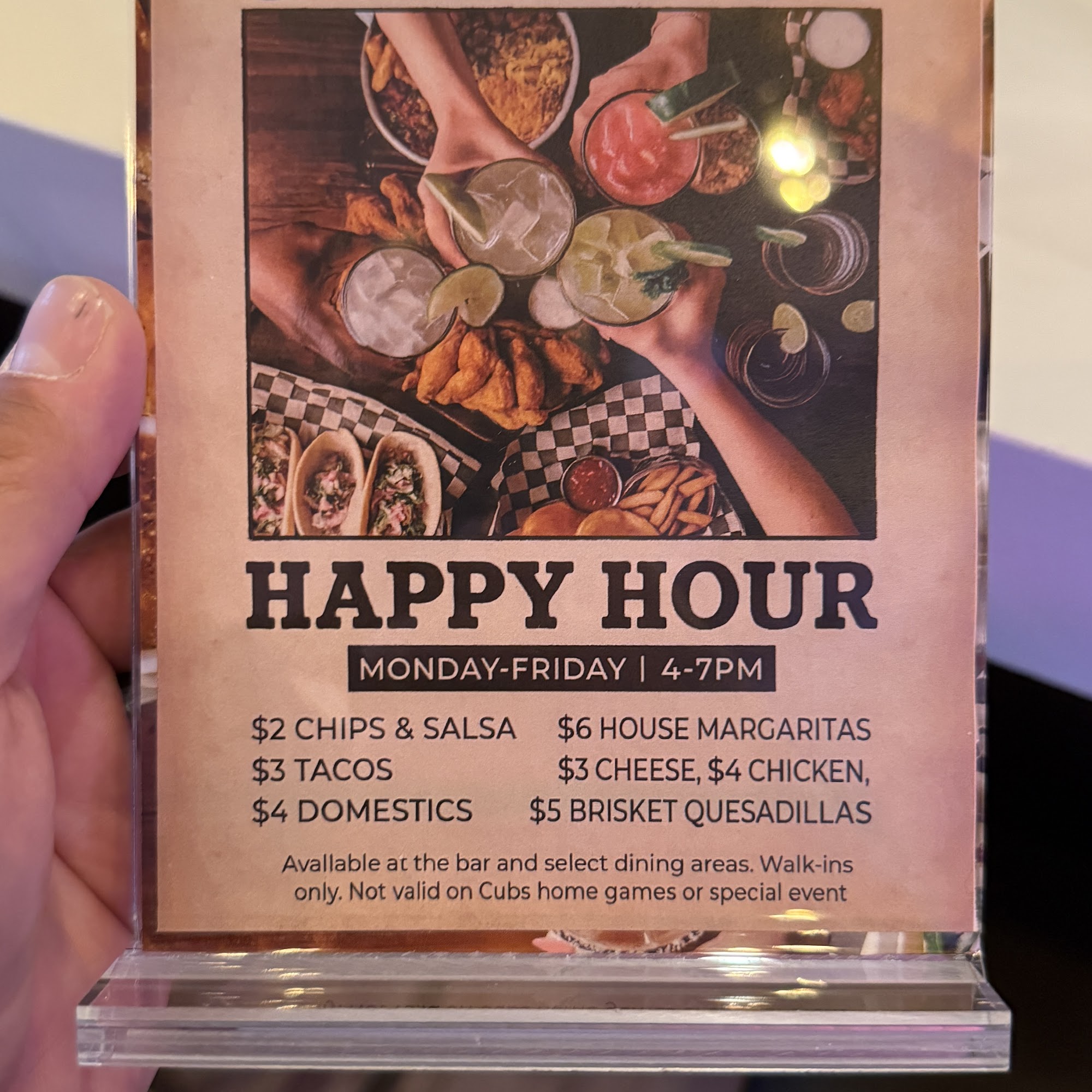 Stolen Saddle Menu