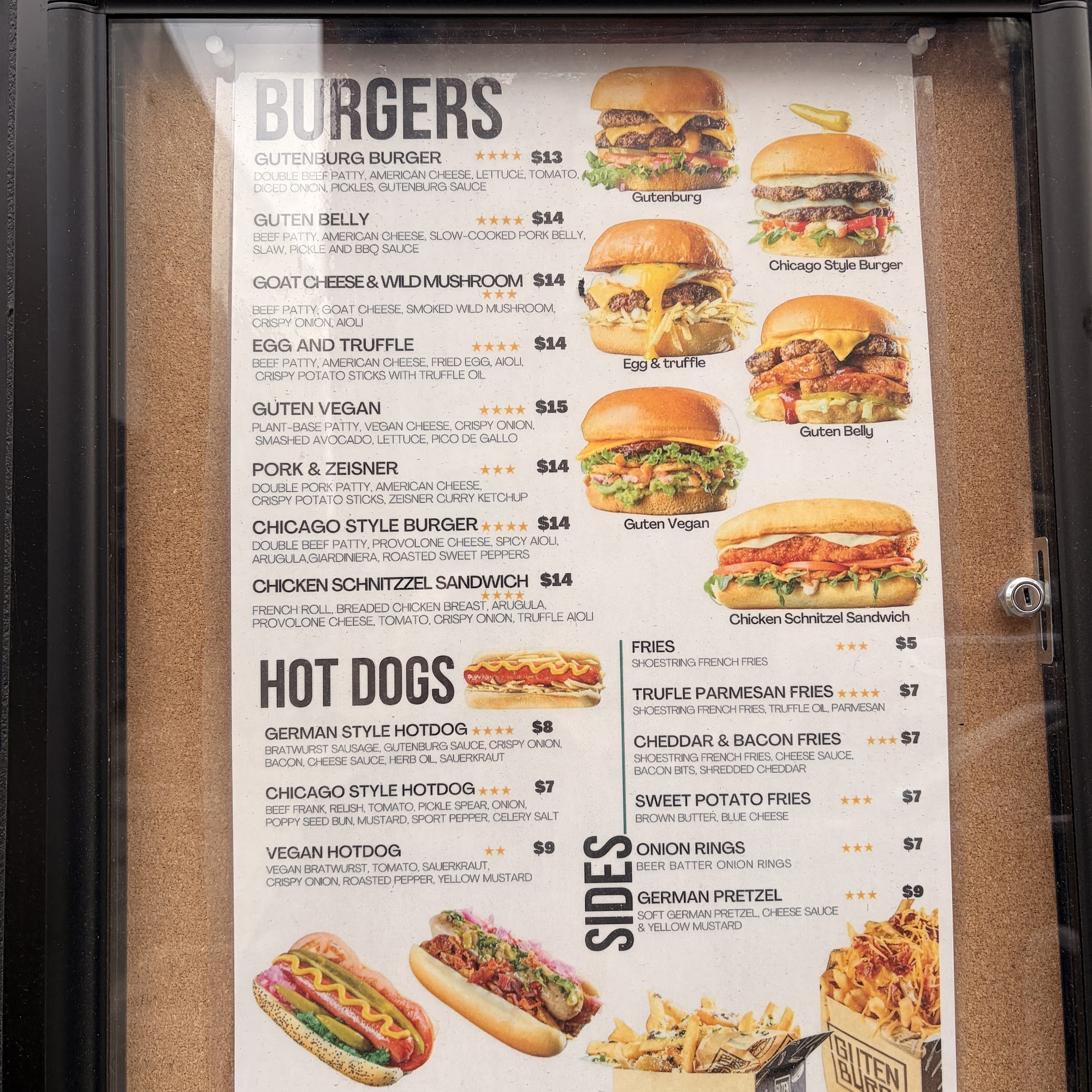 Gutenburg Menu