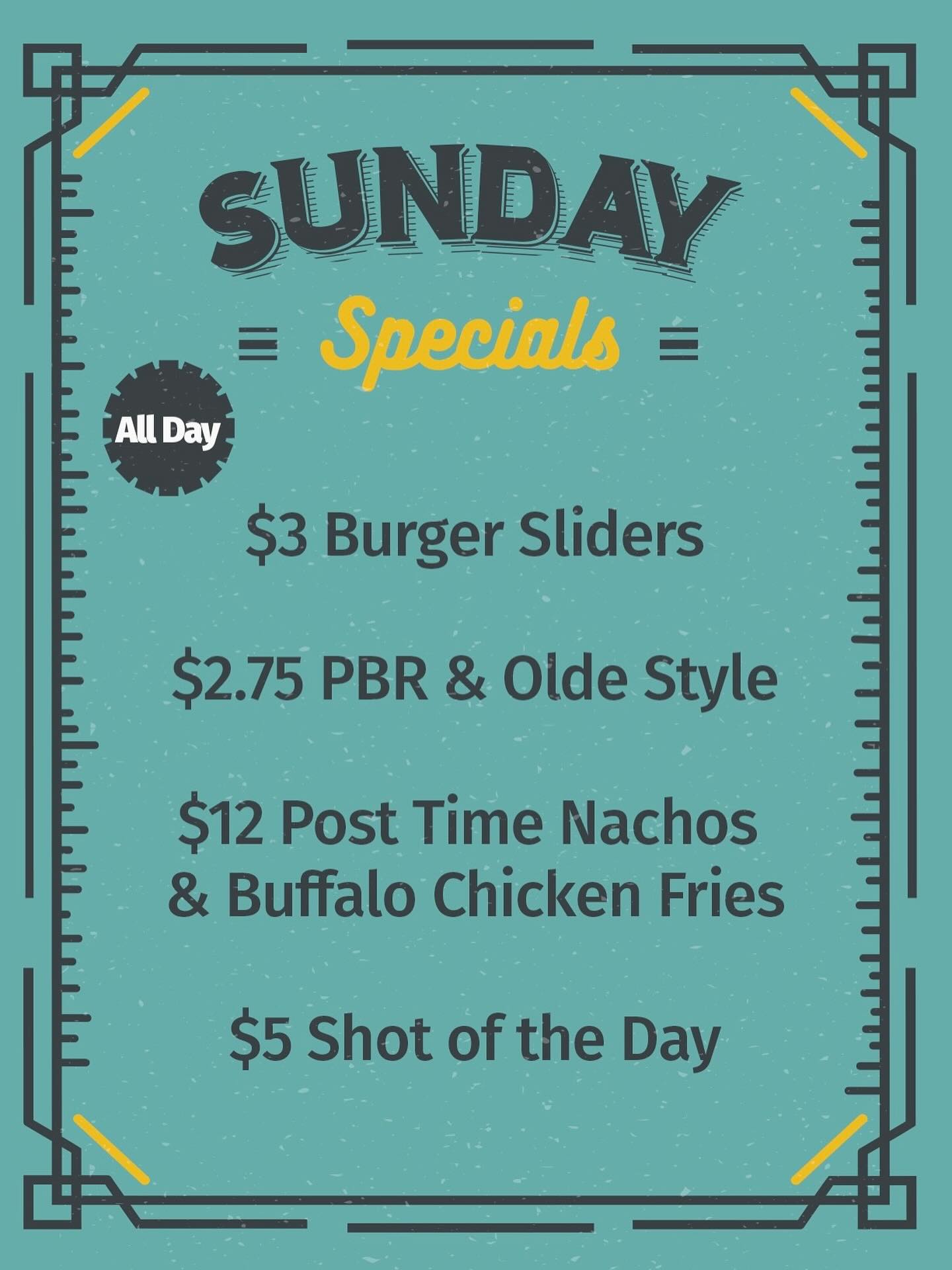 Post Time Catering Inc Menu