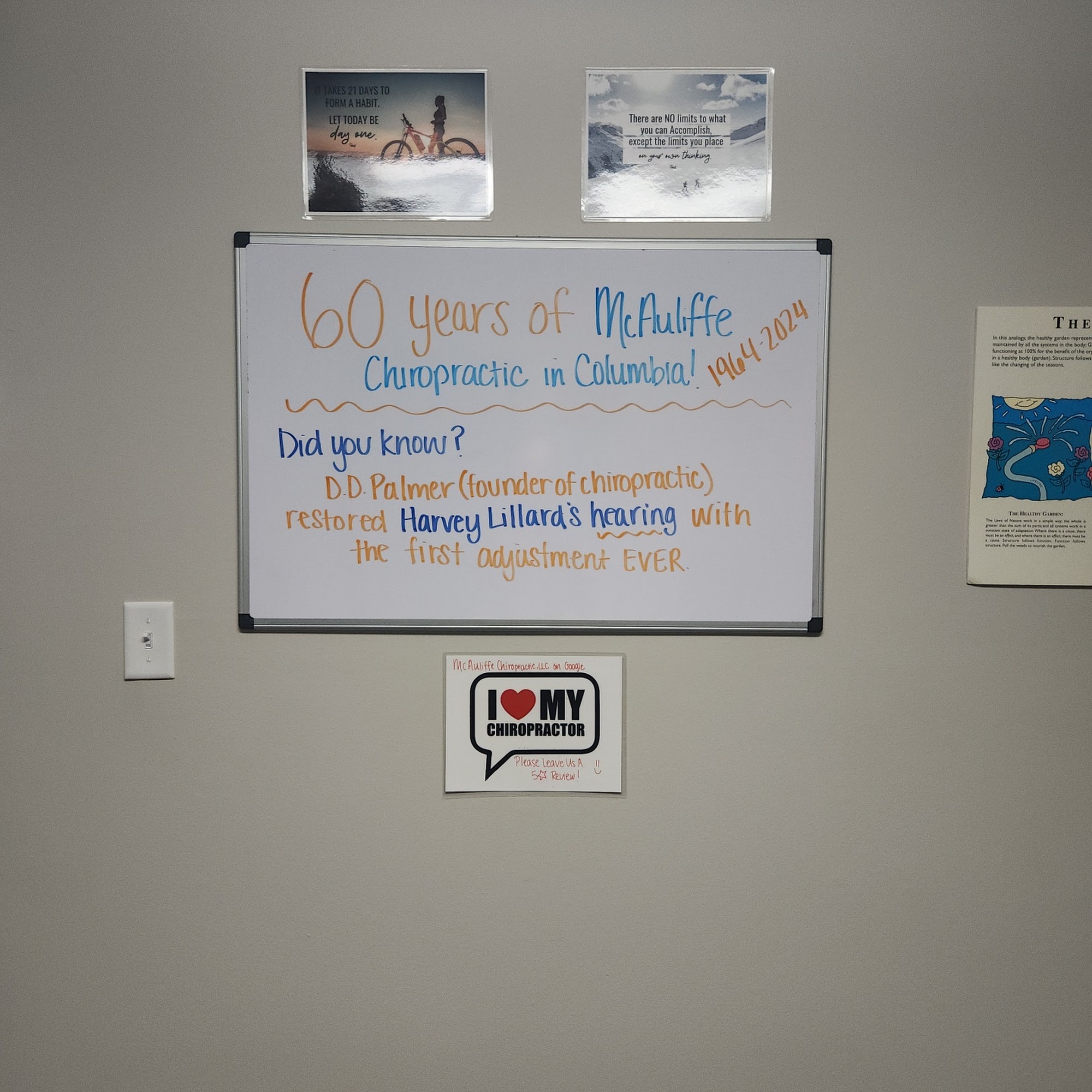 McAuliffe Chiropractic, LLC 109 Wedgewood Dr, Columbia Illinois 62236