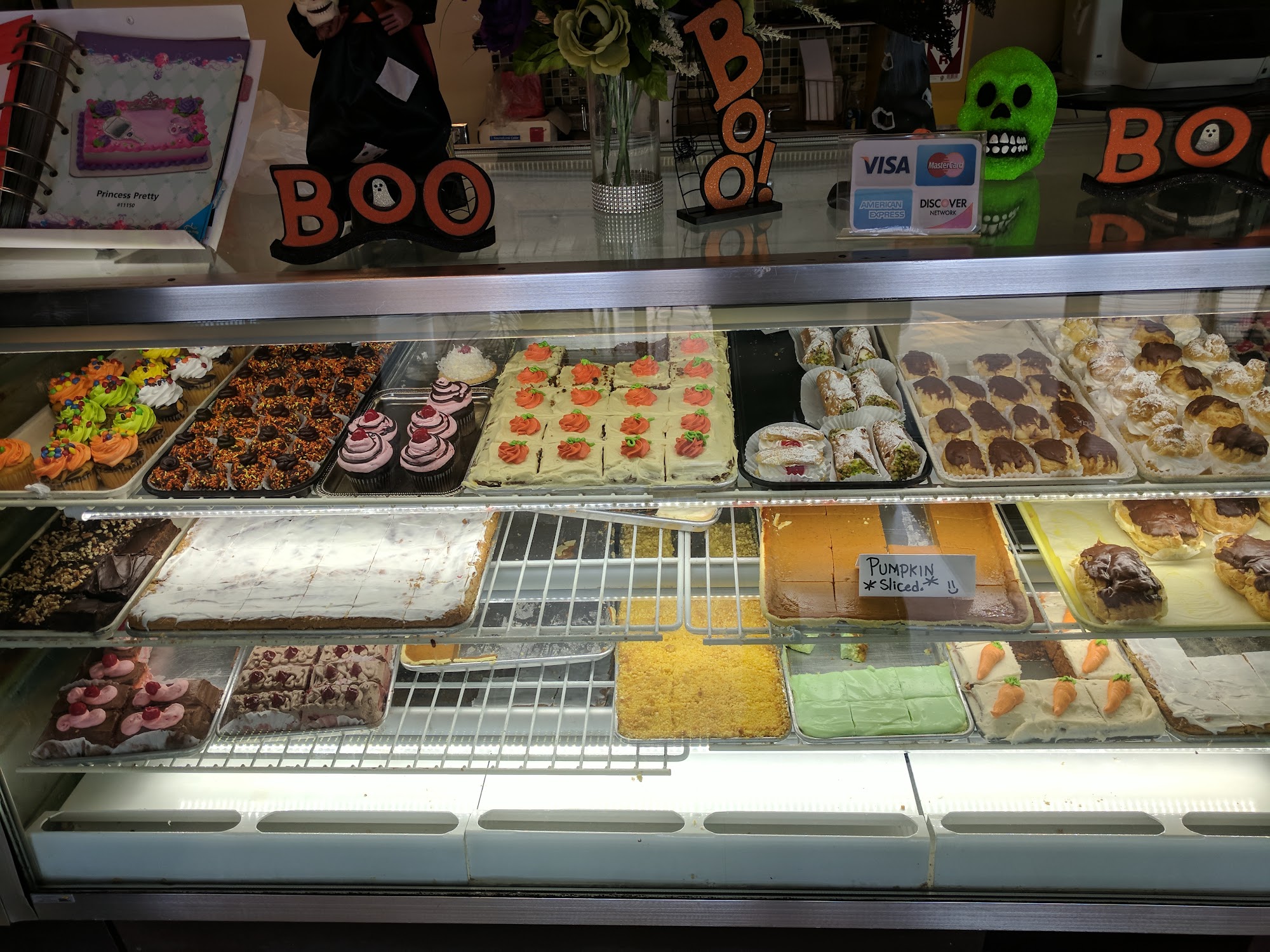 Sylvia's Bakery Menu