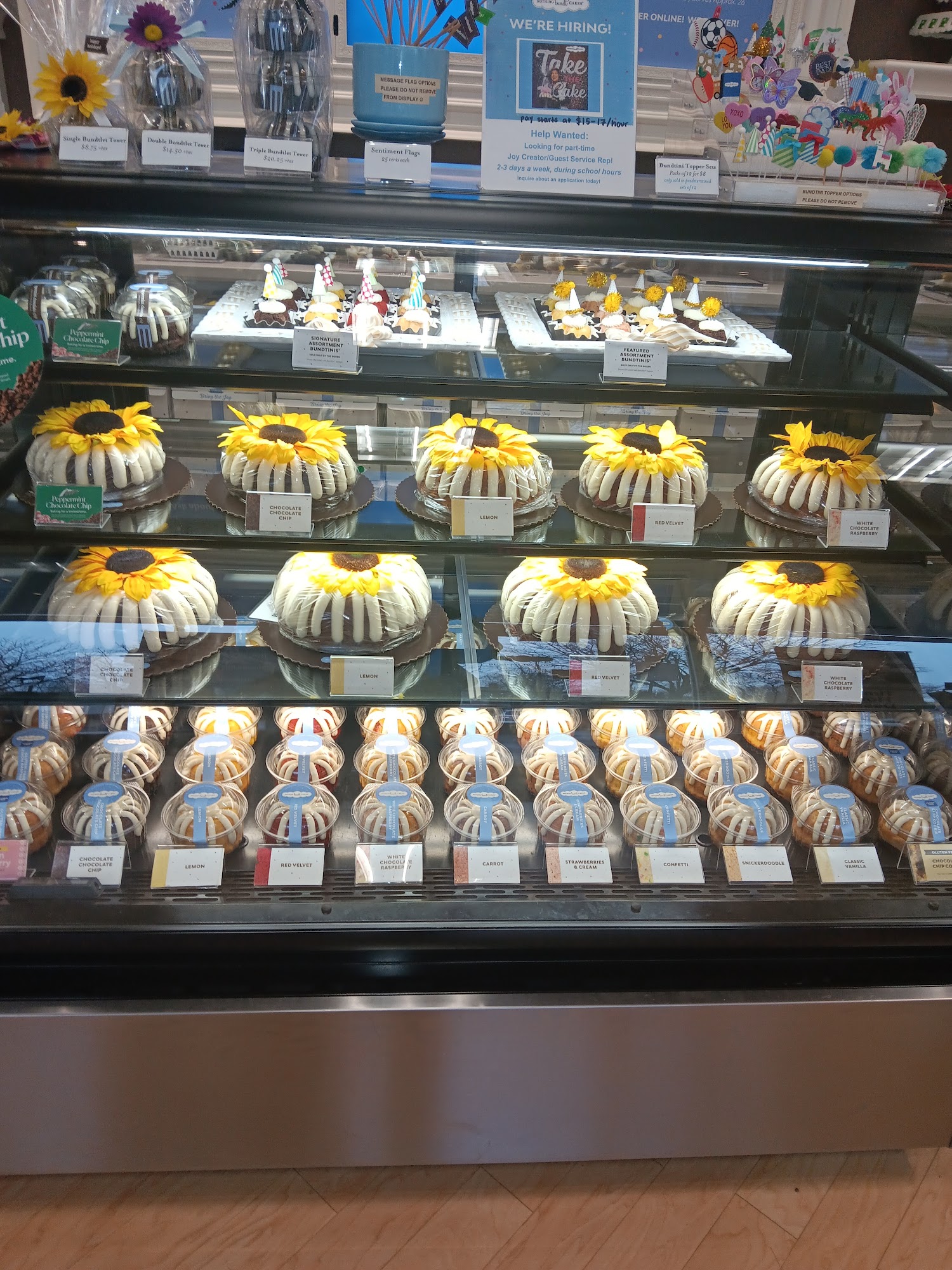 Nothing Bundt Cakes Menu