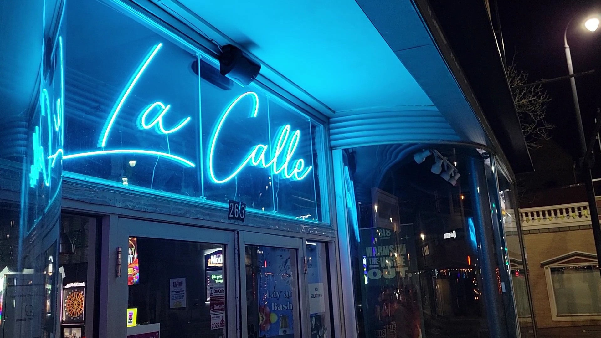 La Calle Bar and Music Venue Menu