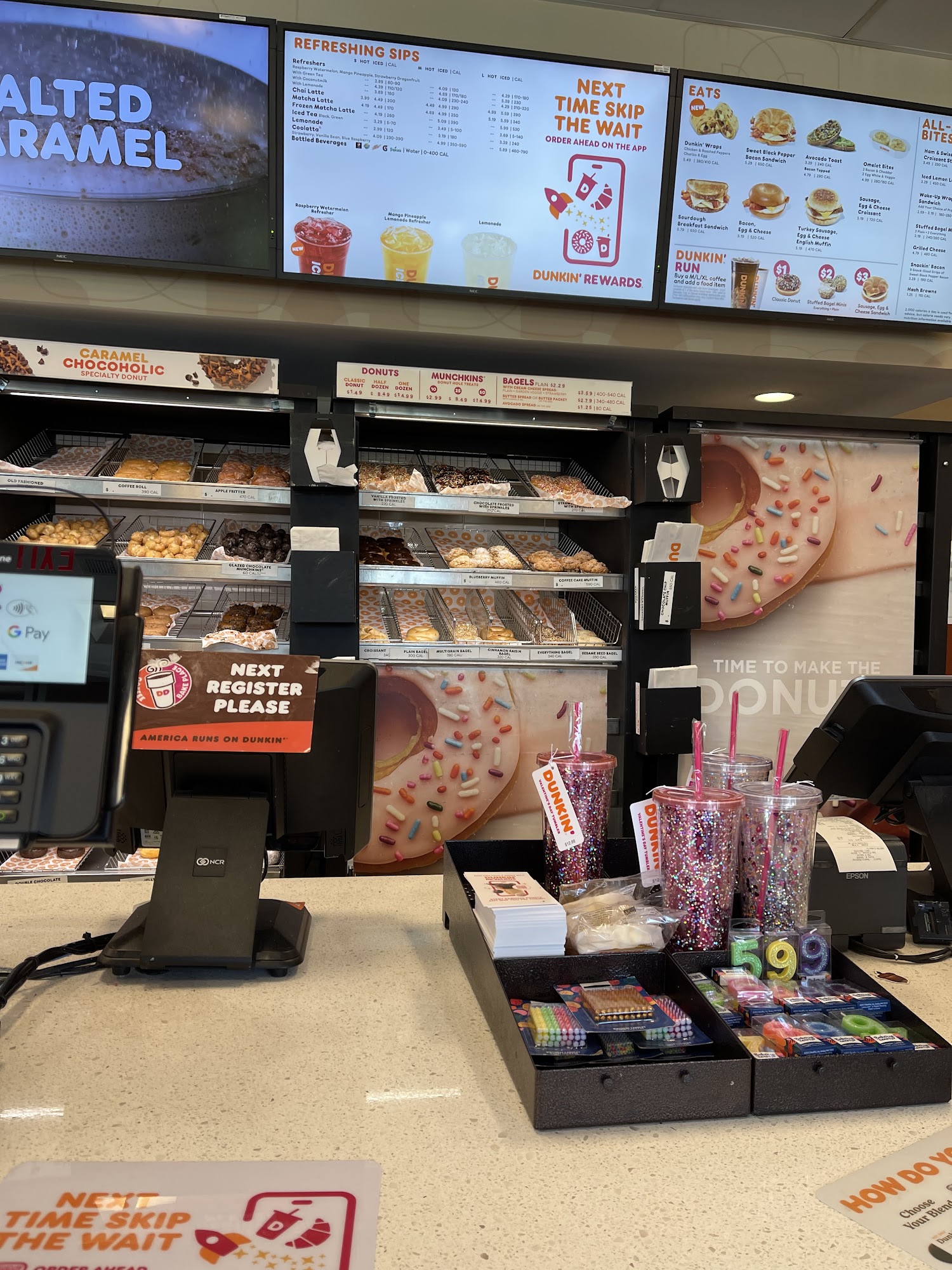 Dunkin' Menu