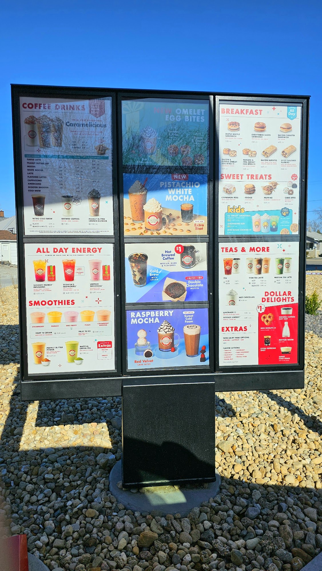 Scooter's Coffee Menu