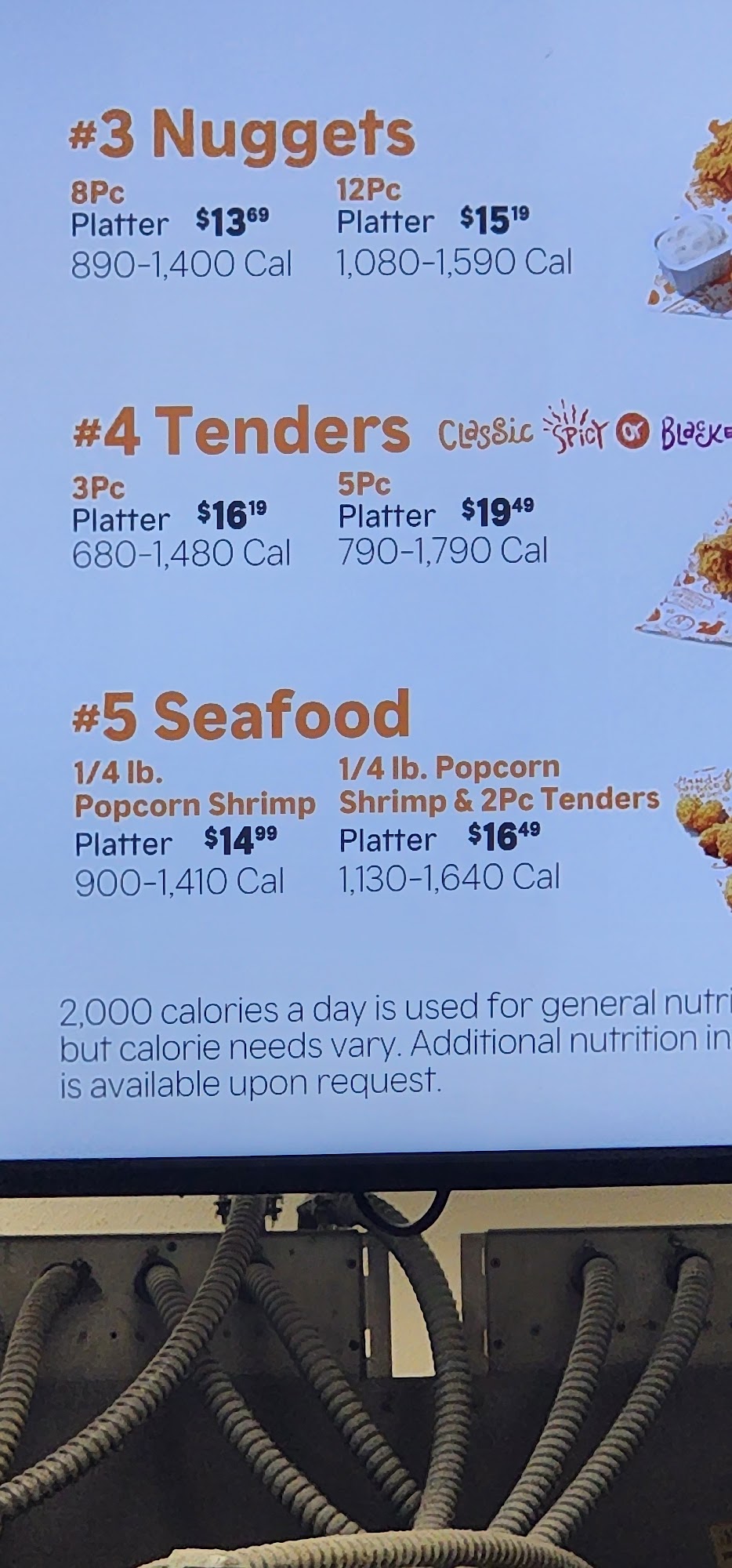 Popeyes Louisiana Kitchen Menu