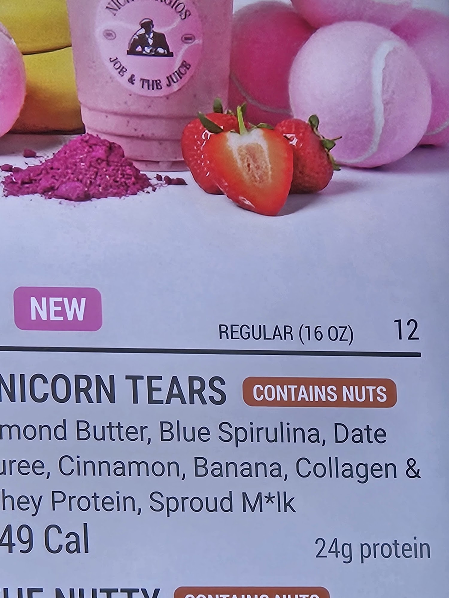 JOE & THE JUICE Menu