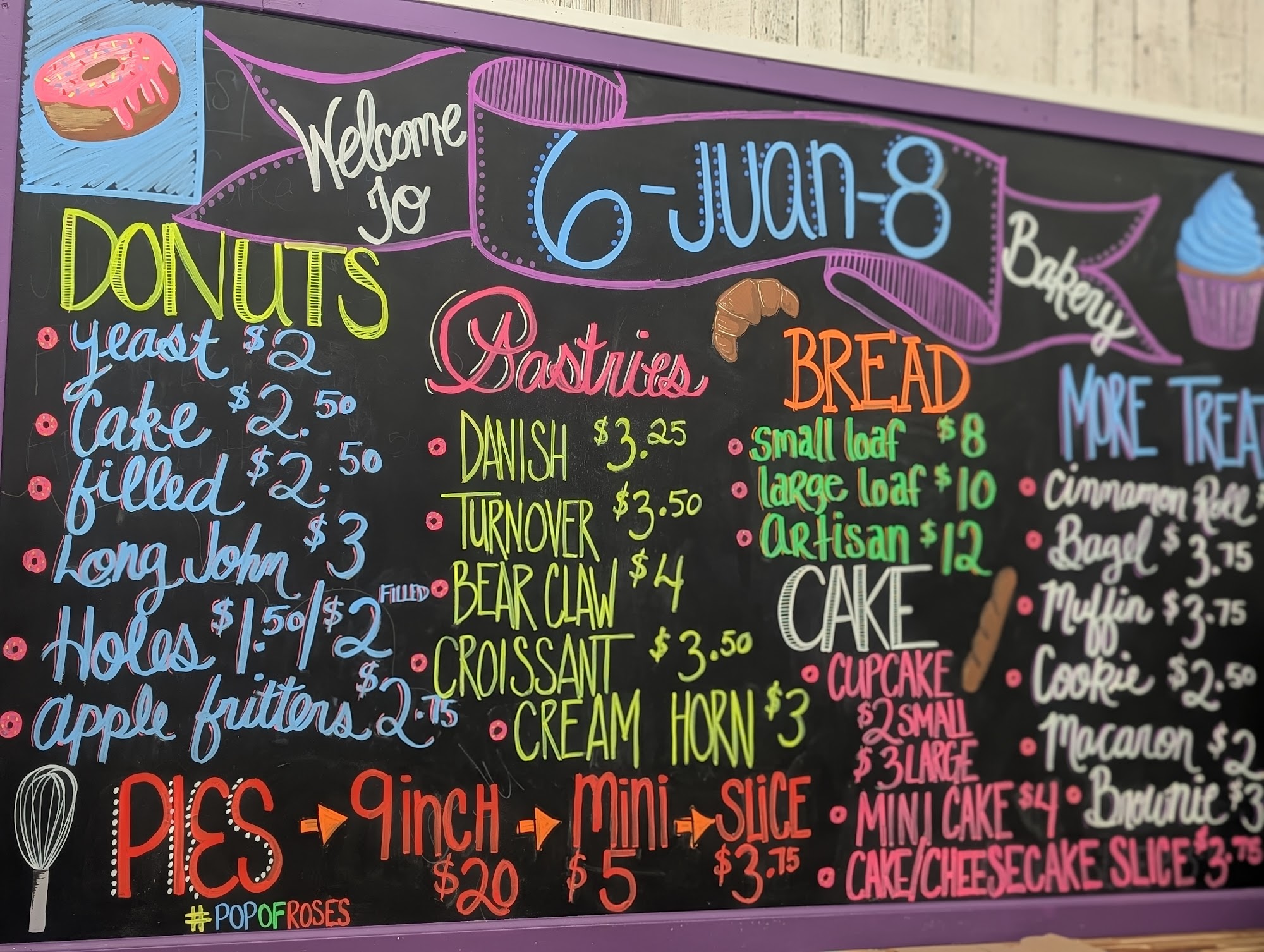 6-juan-8 Bakery Menu