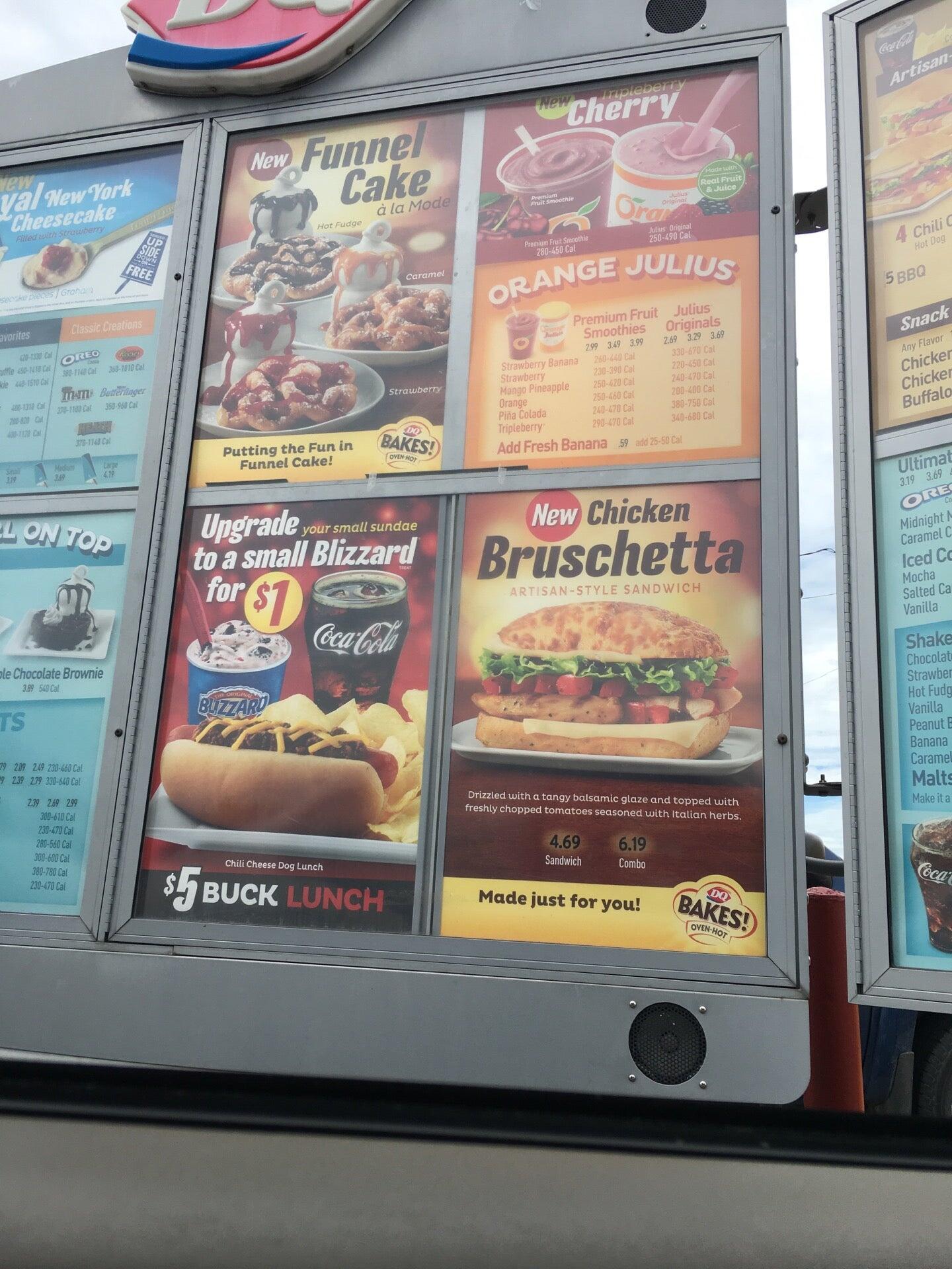 Dairy Queen (Treat) Menu