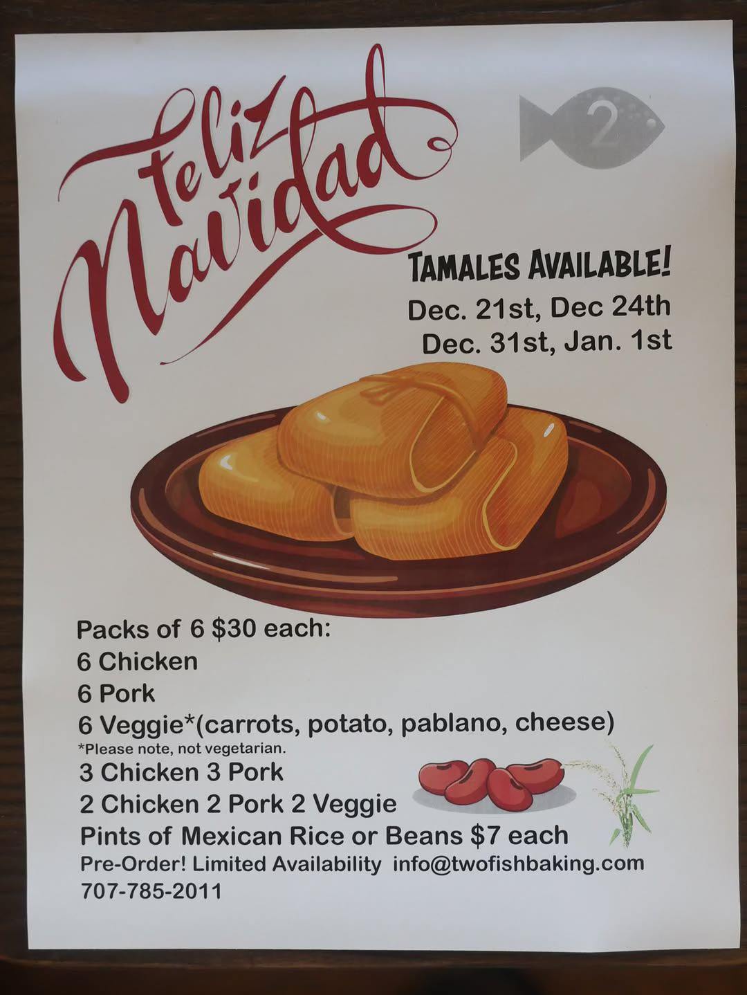 2 Figs Baking Co Menu