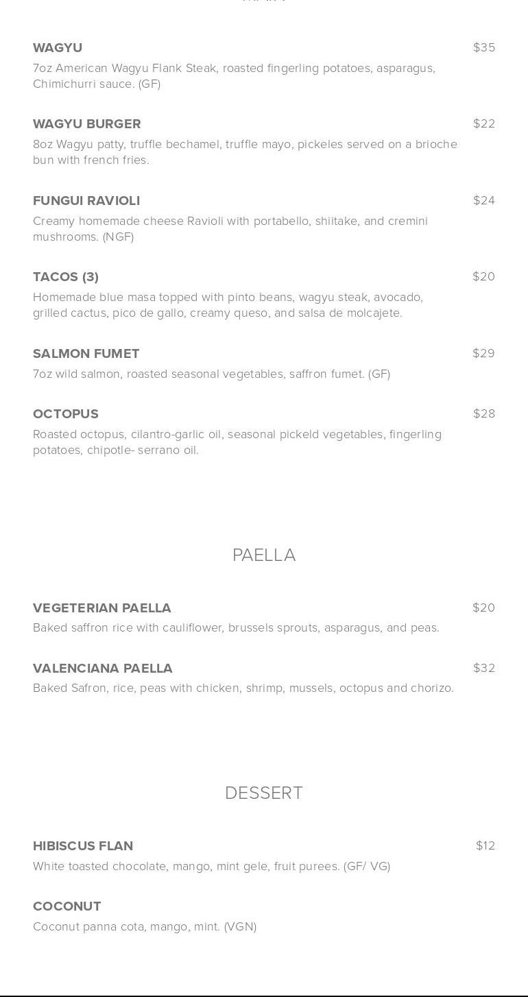 Enigma Geneva Menu