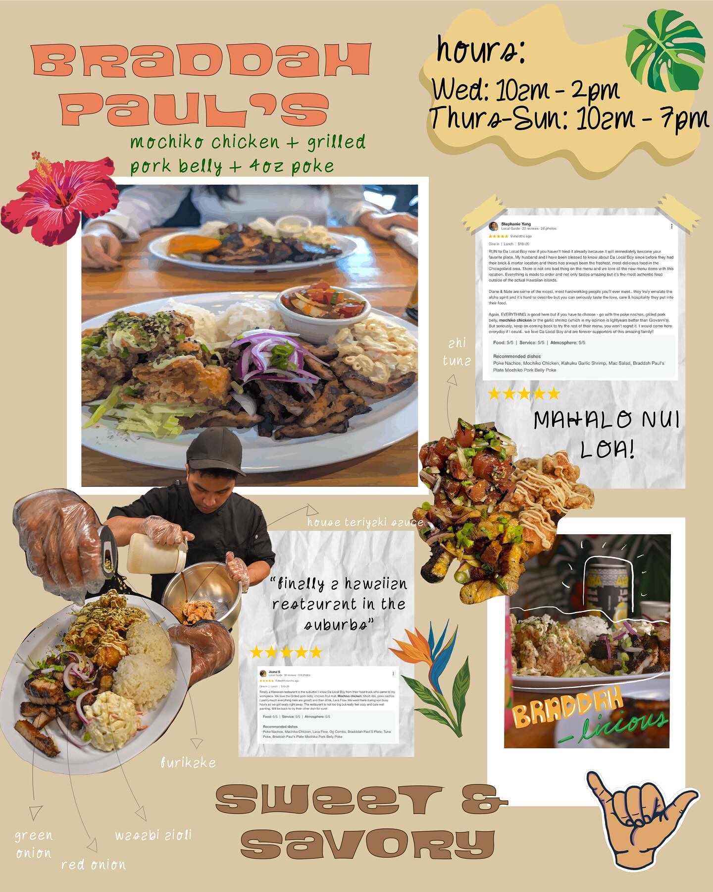 Da Local Boy Cafe Menu
