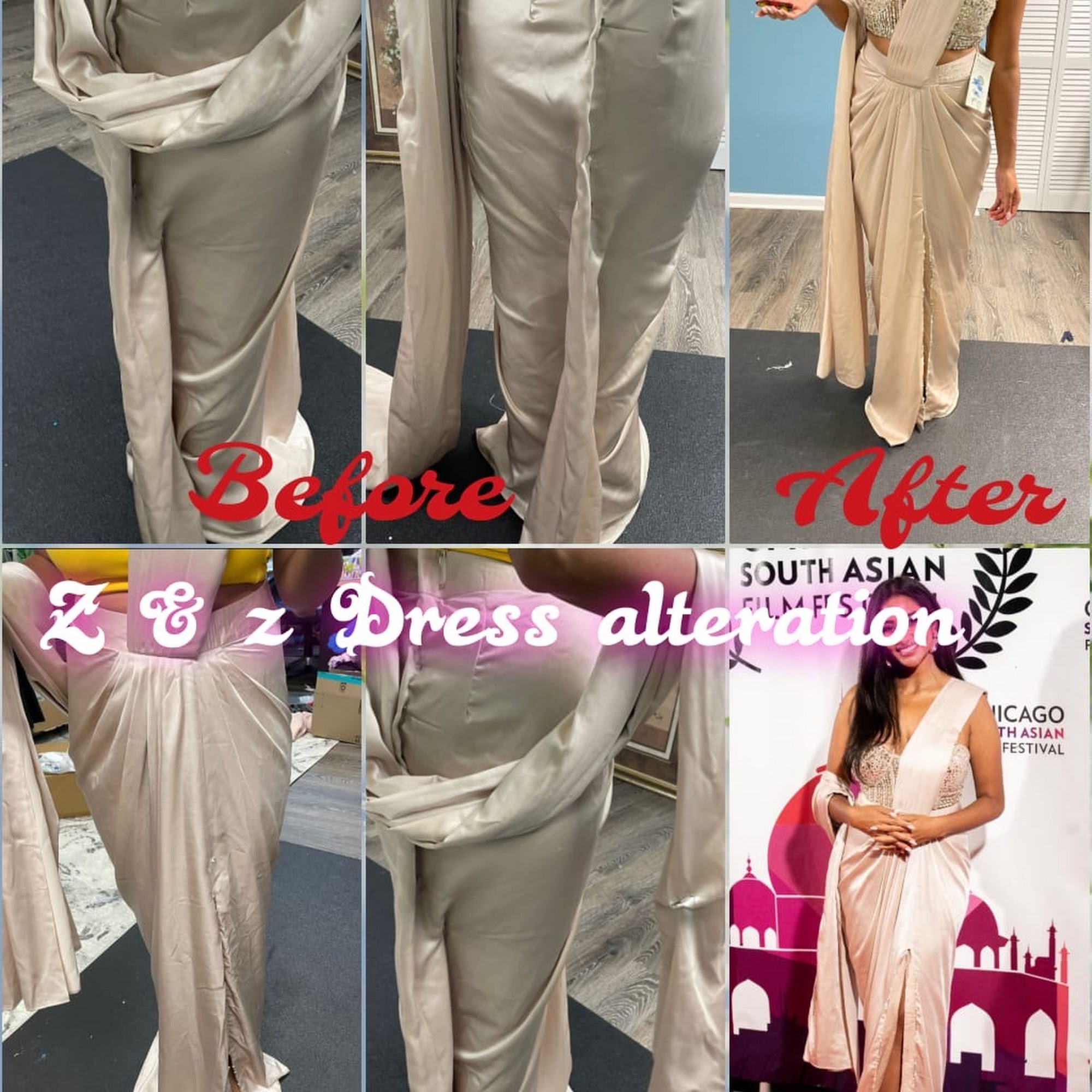 Z &z dress alterations (Women's dress only).