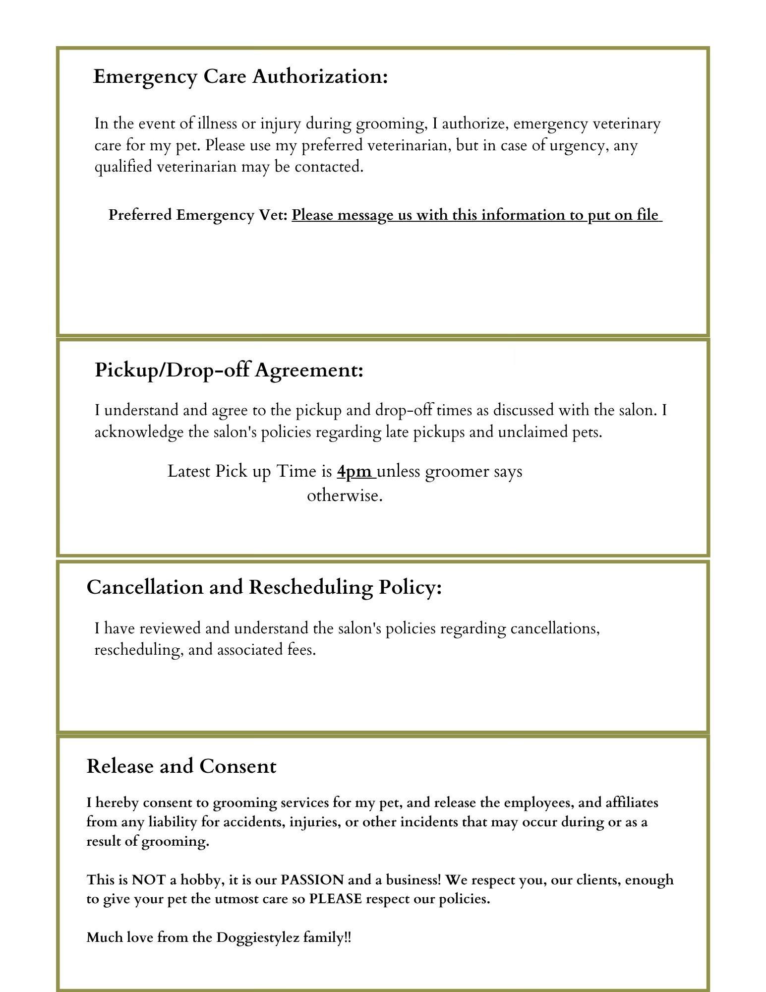 Dal Santo’s Doggie Stylez Grooming Salon Lansing