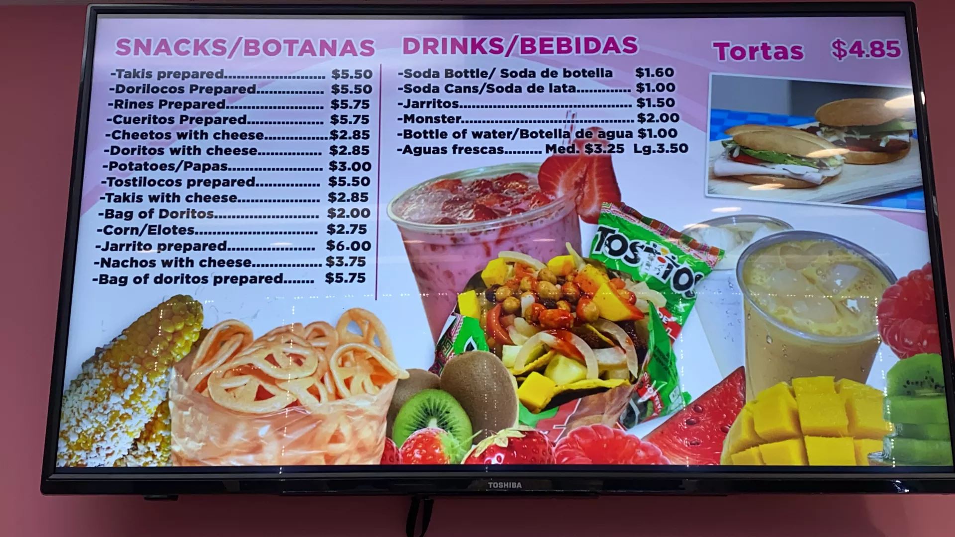 La Michoacana Compi Menu