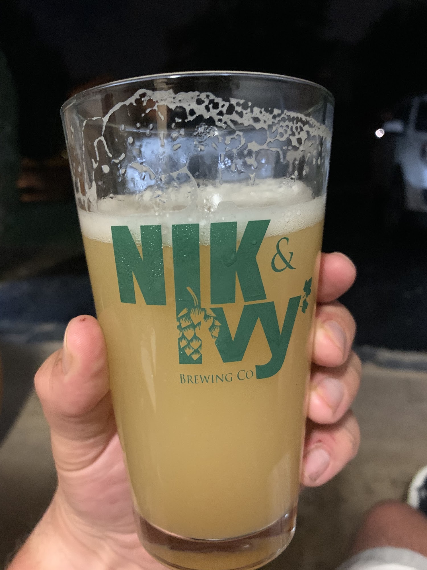 Nik & Ivy Brewing Company Menu