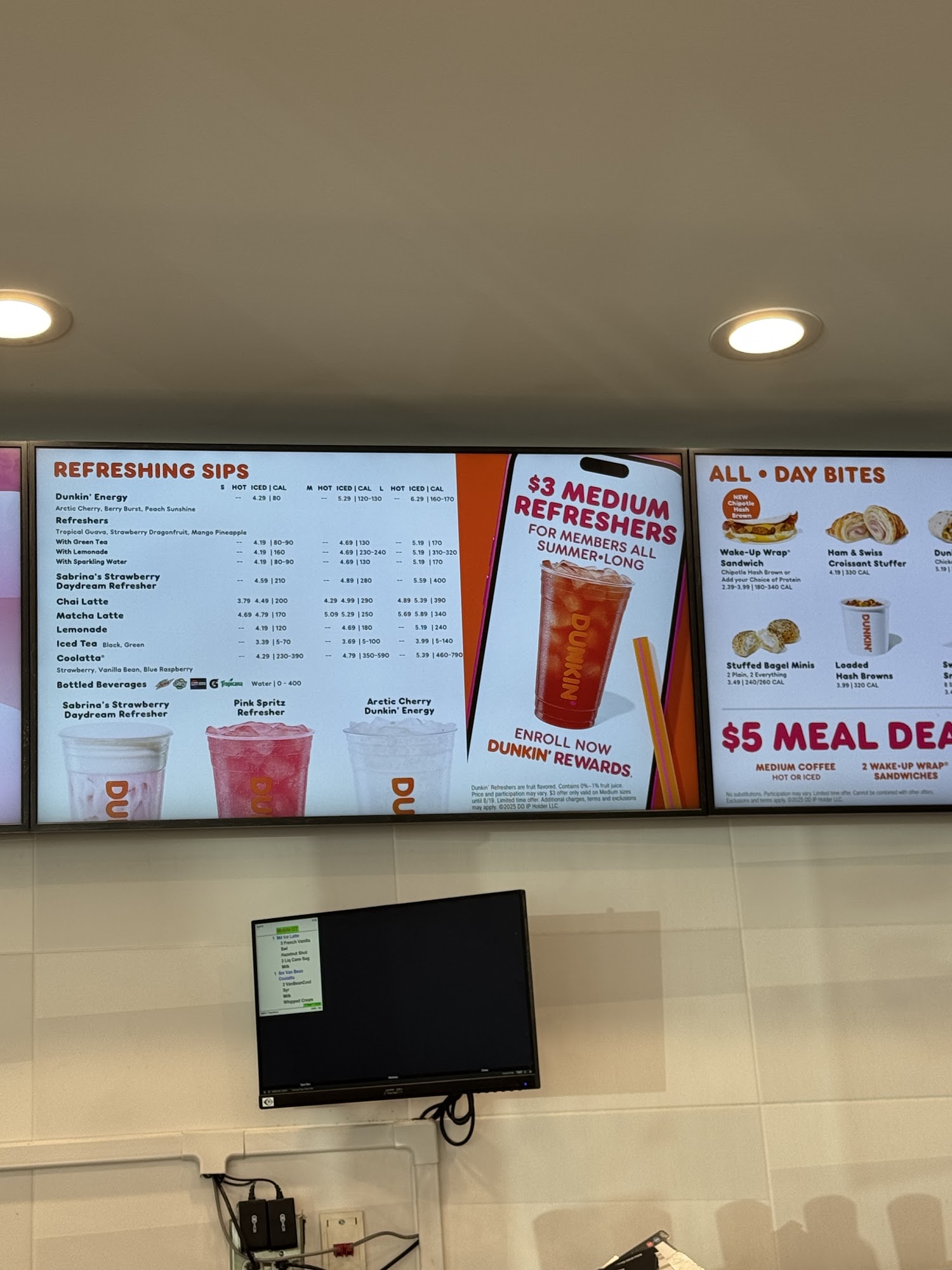 Dunkin' Menu