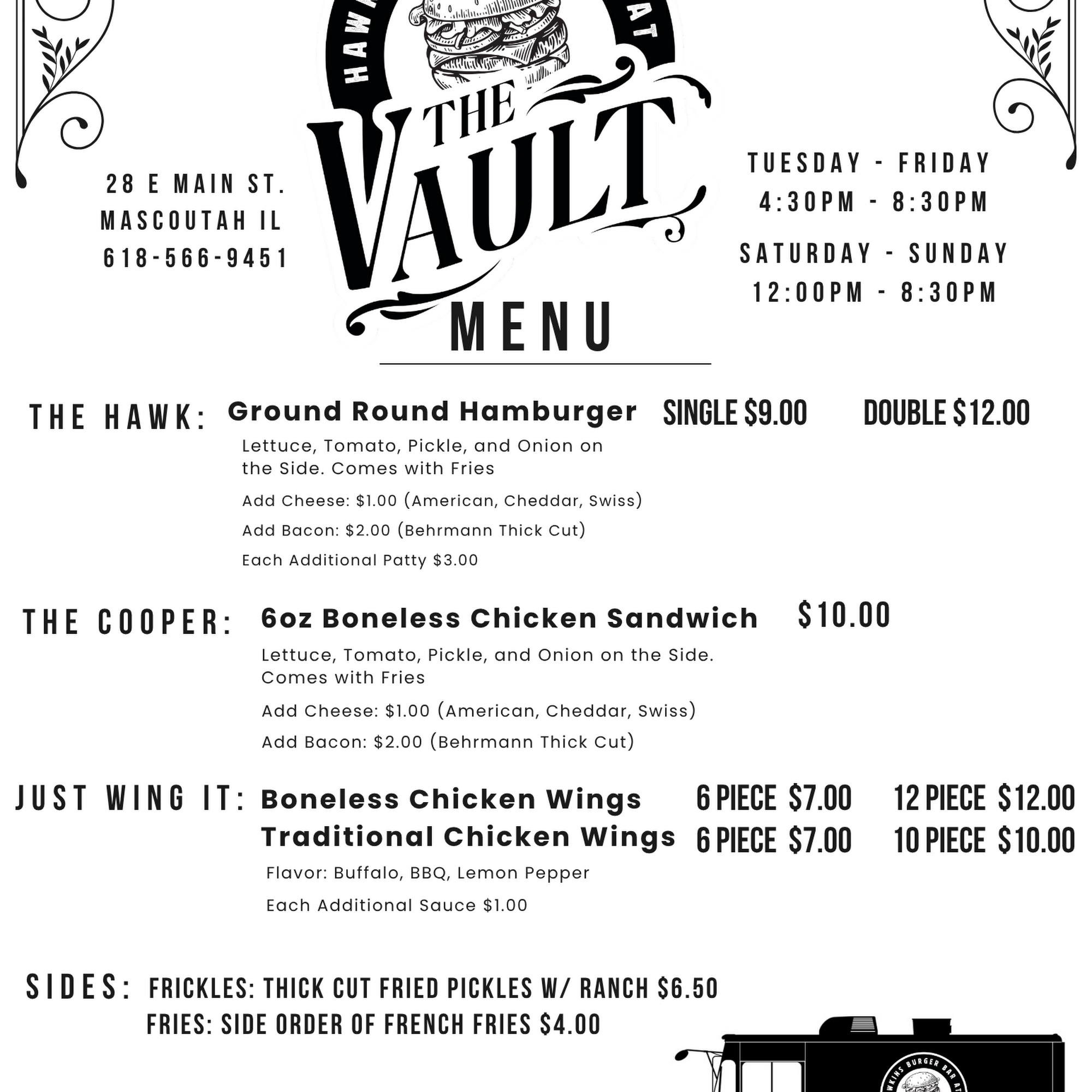The Vault Menu