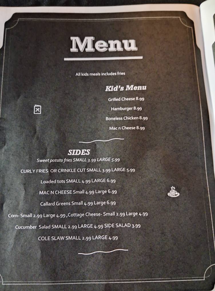 Sisco's Bar Menu