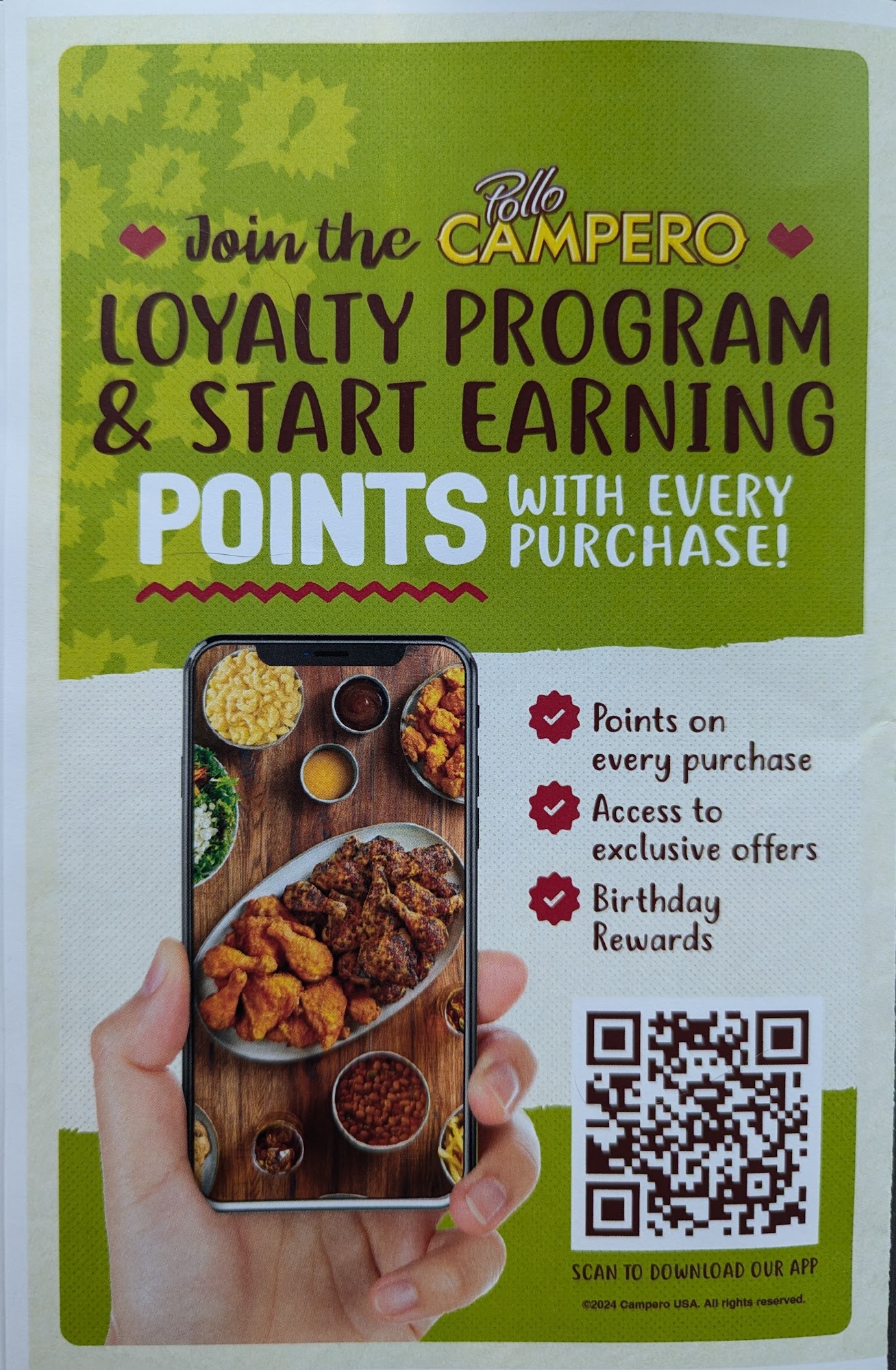 Pollo Campero Menu