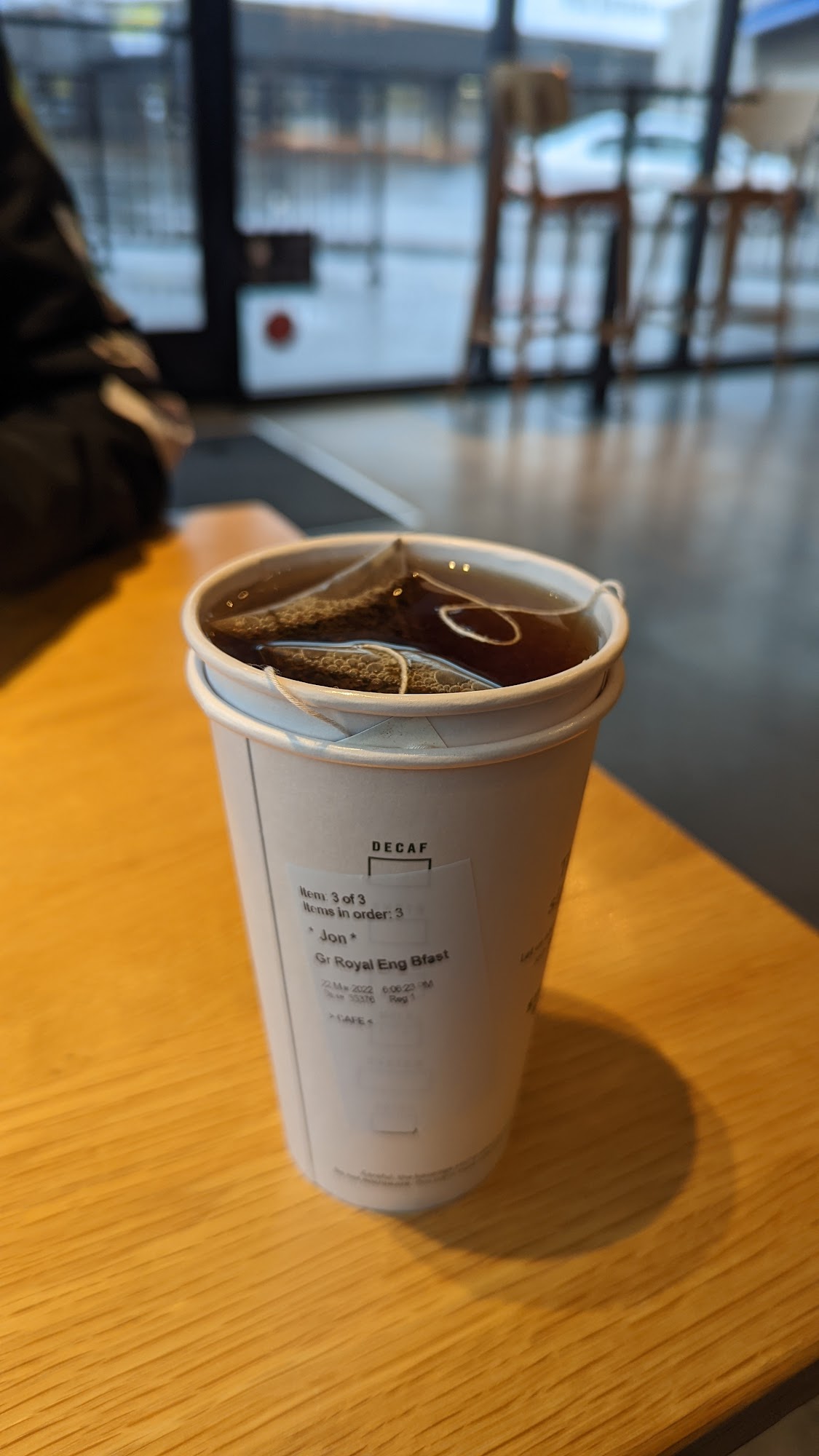 Starbucks Menu