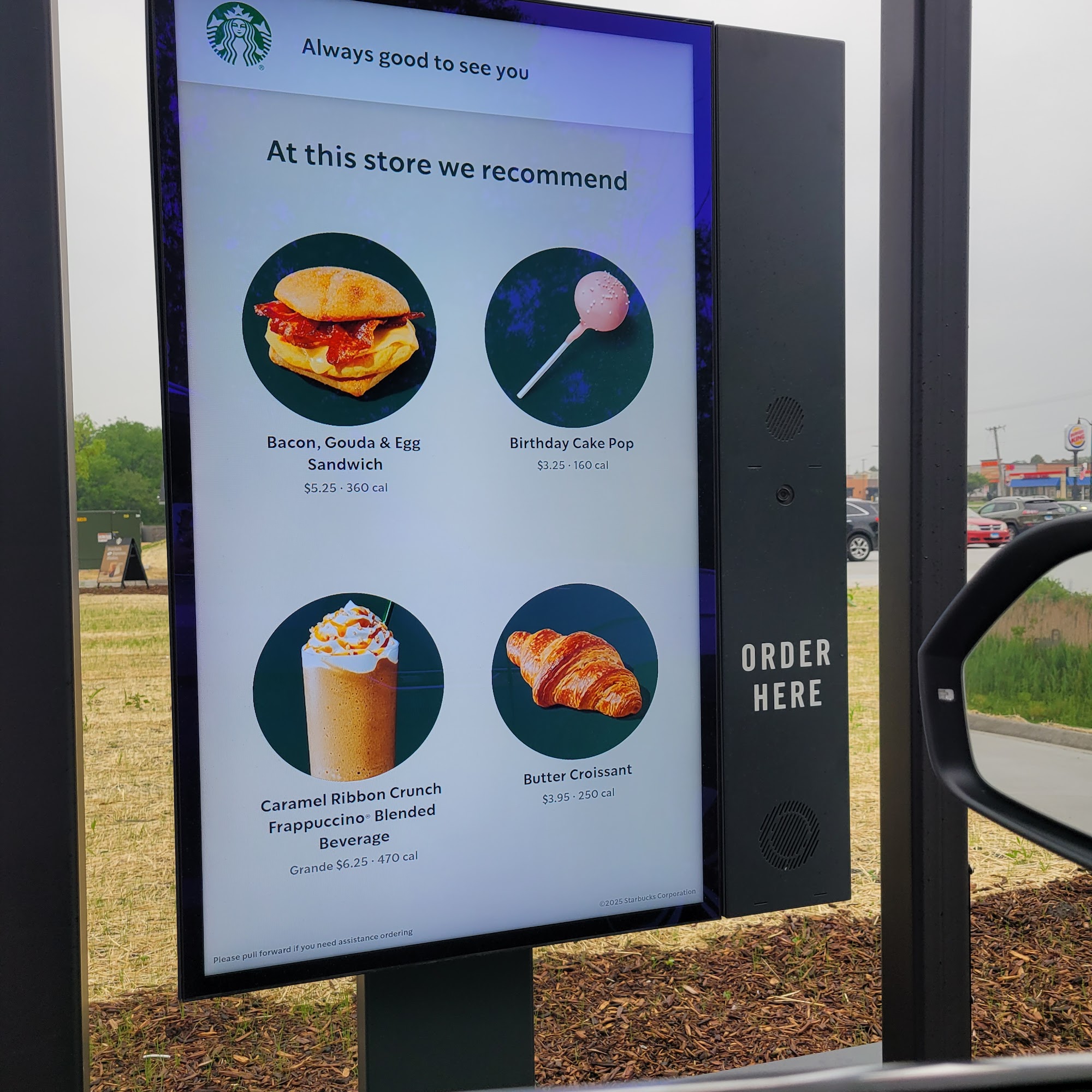 Starbucks Coffee Company Menu