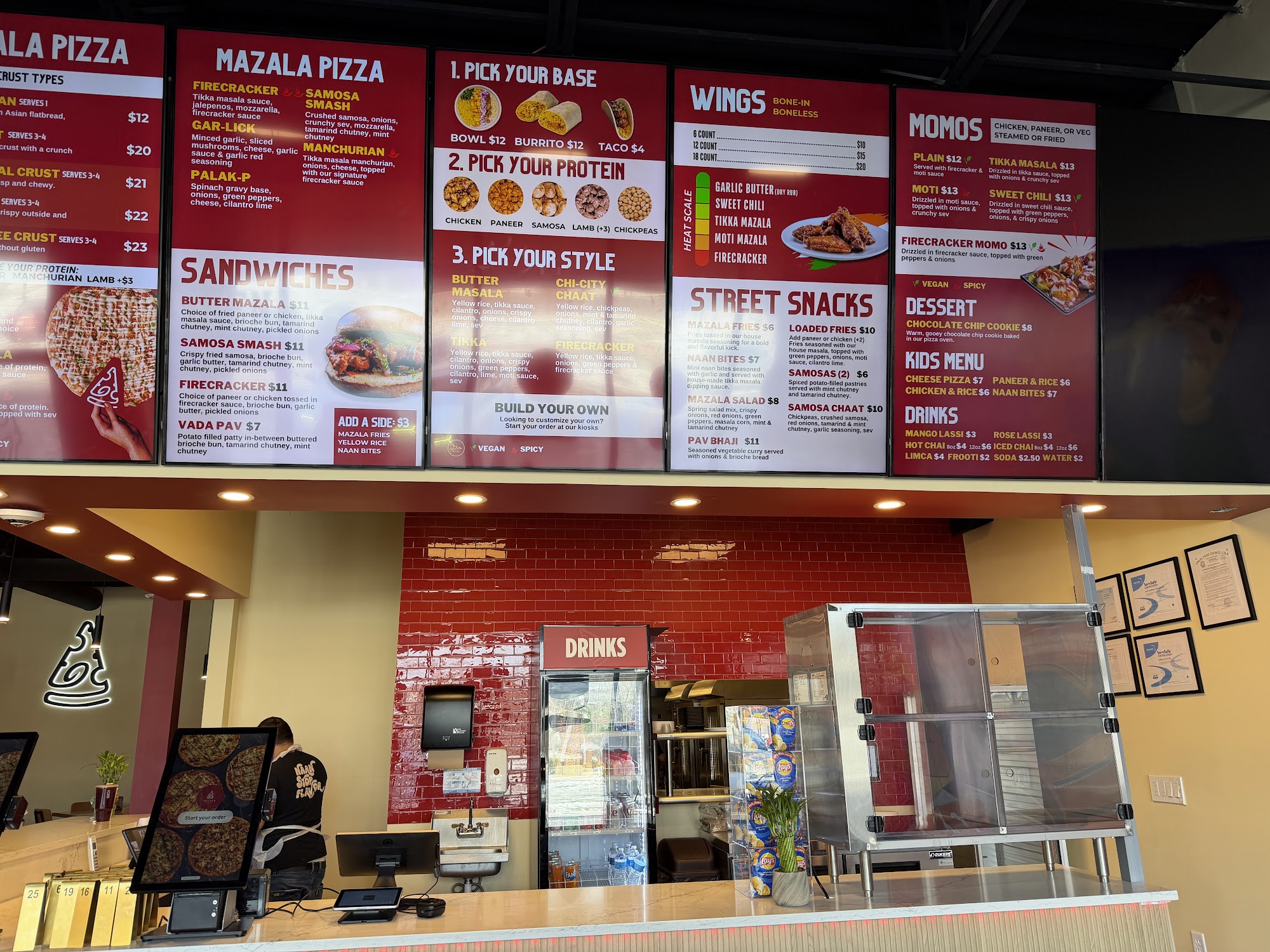 Mazala Pizza Naperville Menu