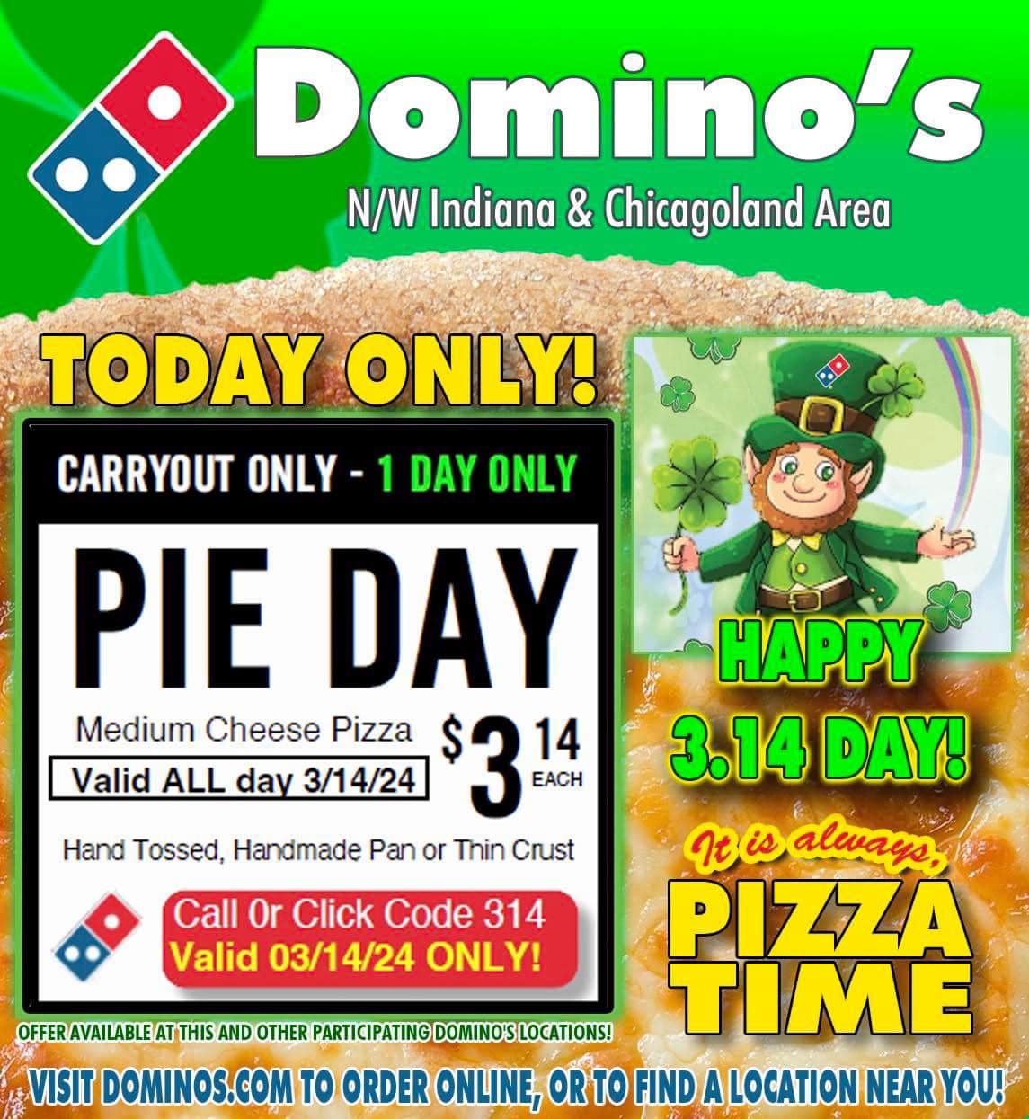 Domino's Pizza Menu
