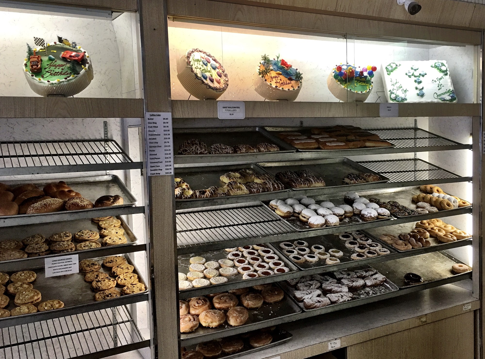 Oak Park Bakery Inc Menu