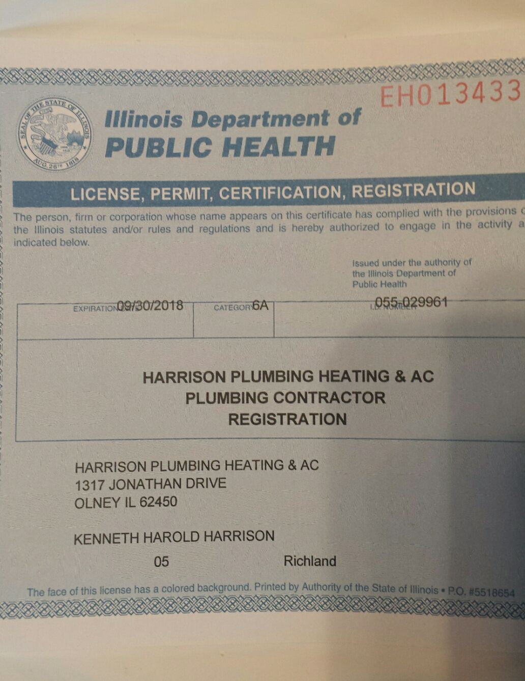 Harrison Plumbing & Heating