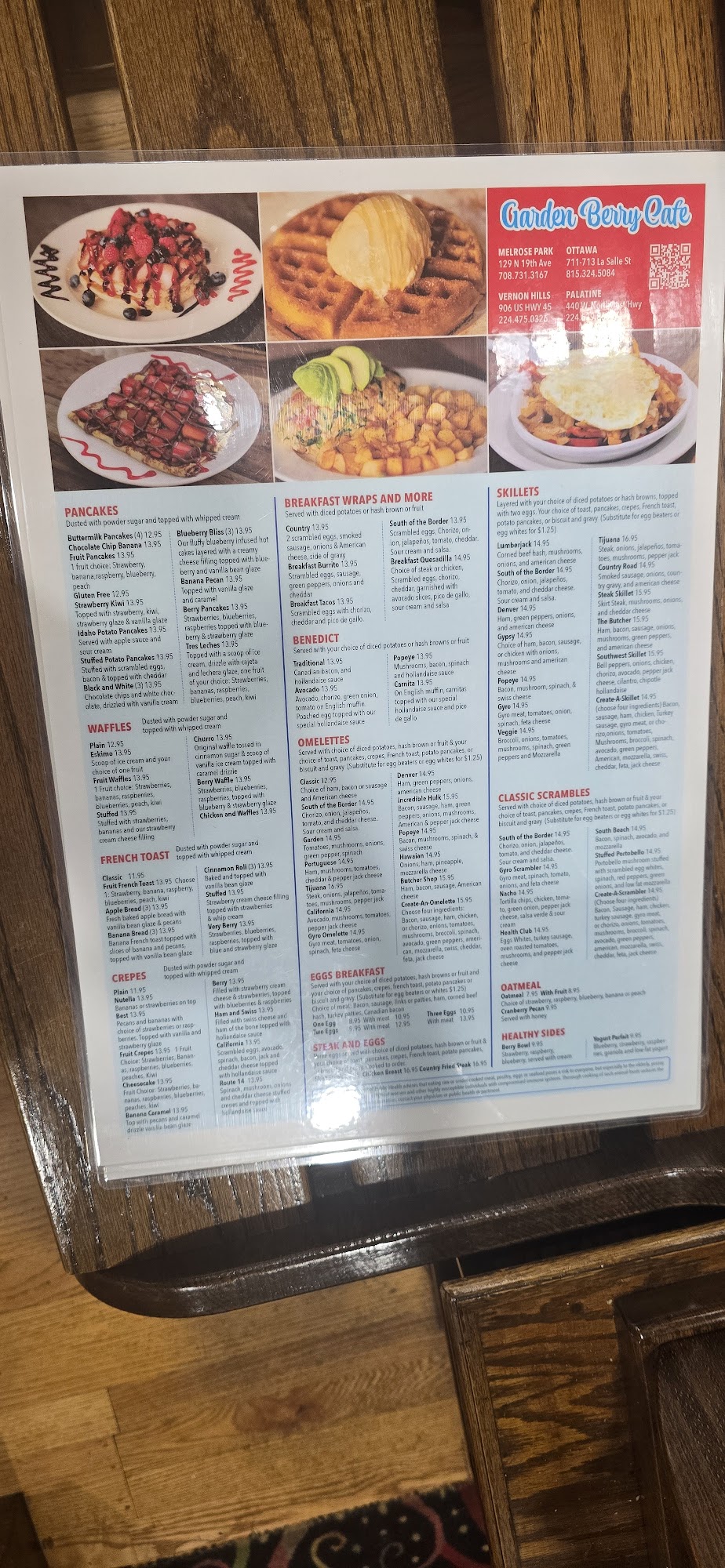 Garden Berry Cafe-Palatine Menu