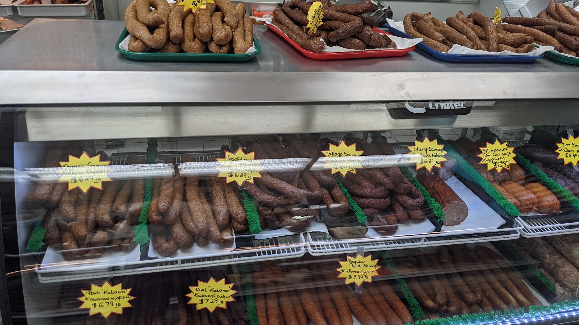 Fish Time Smoked Fish Wędzone Ryby, Sausage Shop and Traditional Smoked Meats Menu